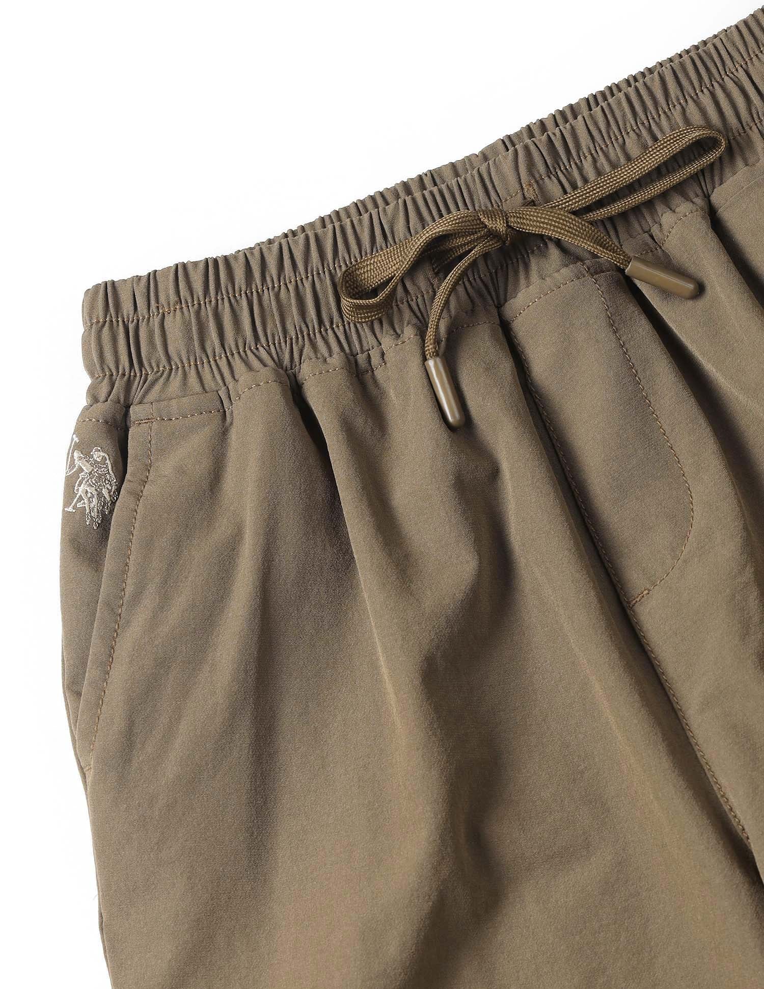 UKTRO0208 LT. BROWN Boys Trousers Light Brown - U.S. POLO ASSN. | Large