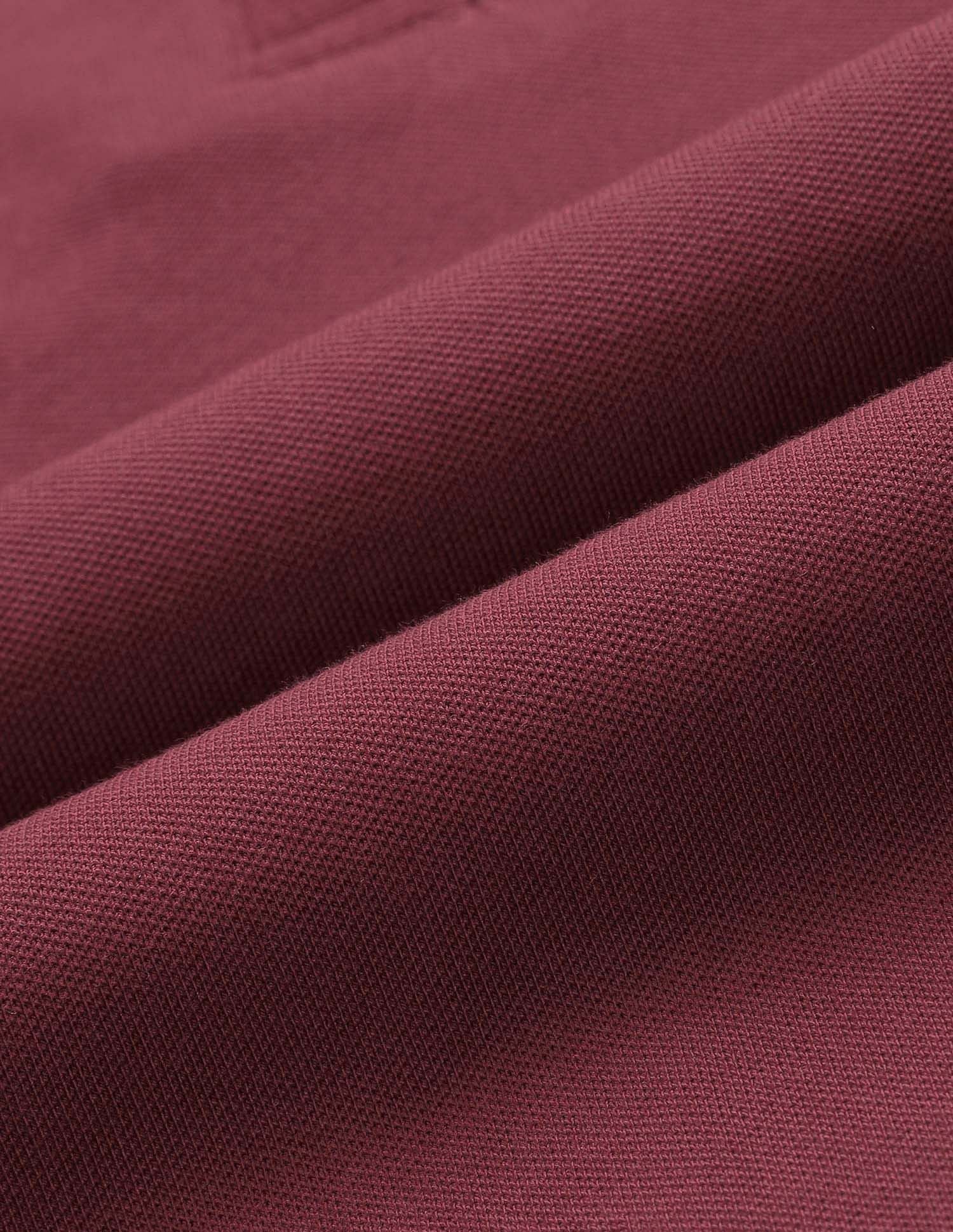 Regular Fit Solid Polo Shirt Wine - U.S. POLO ASSN. | Large