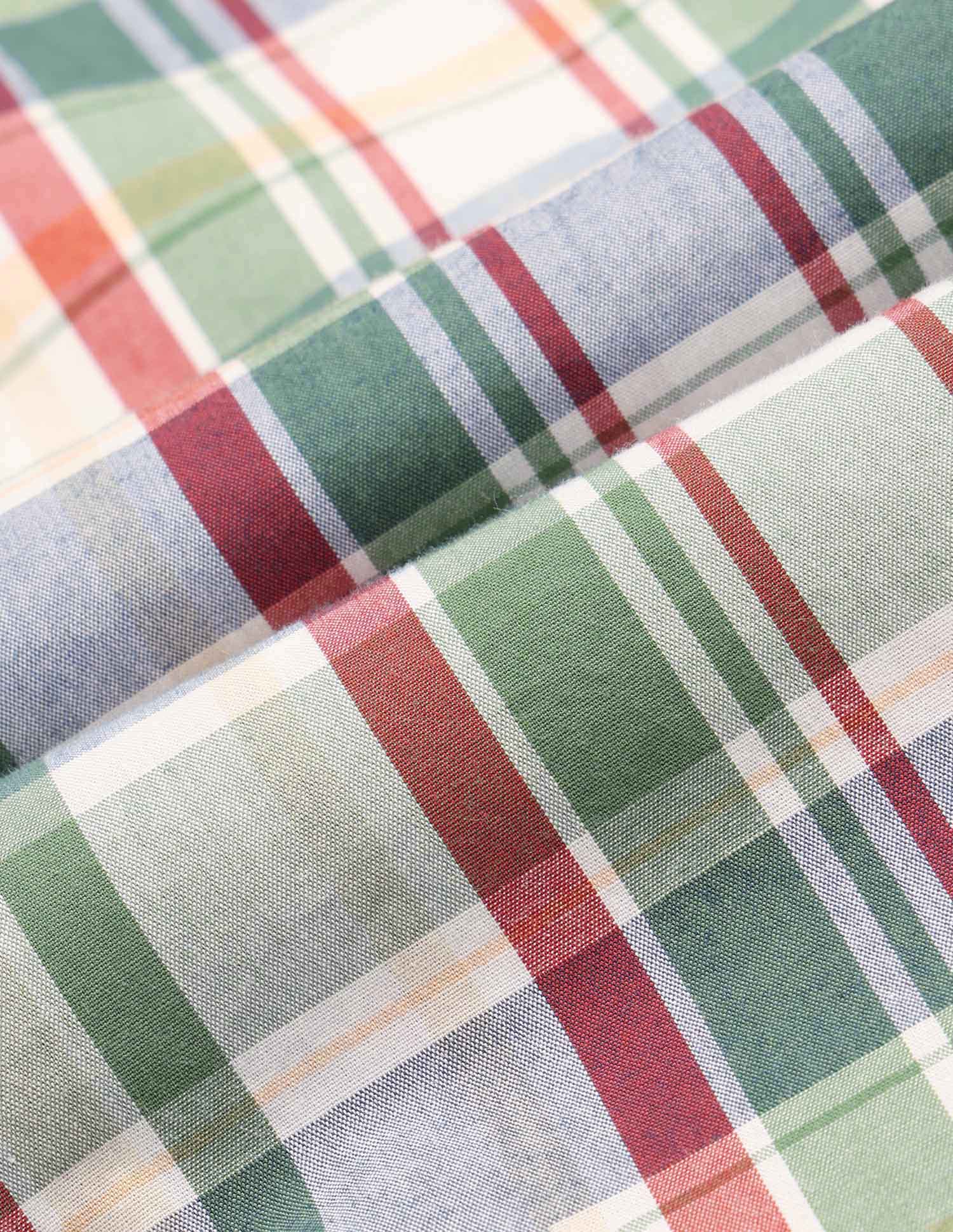 Boys Plaid Checked Regular Fit Shirt Olive - U.S. POLO ASSN. | Large