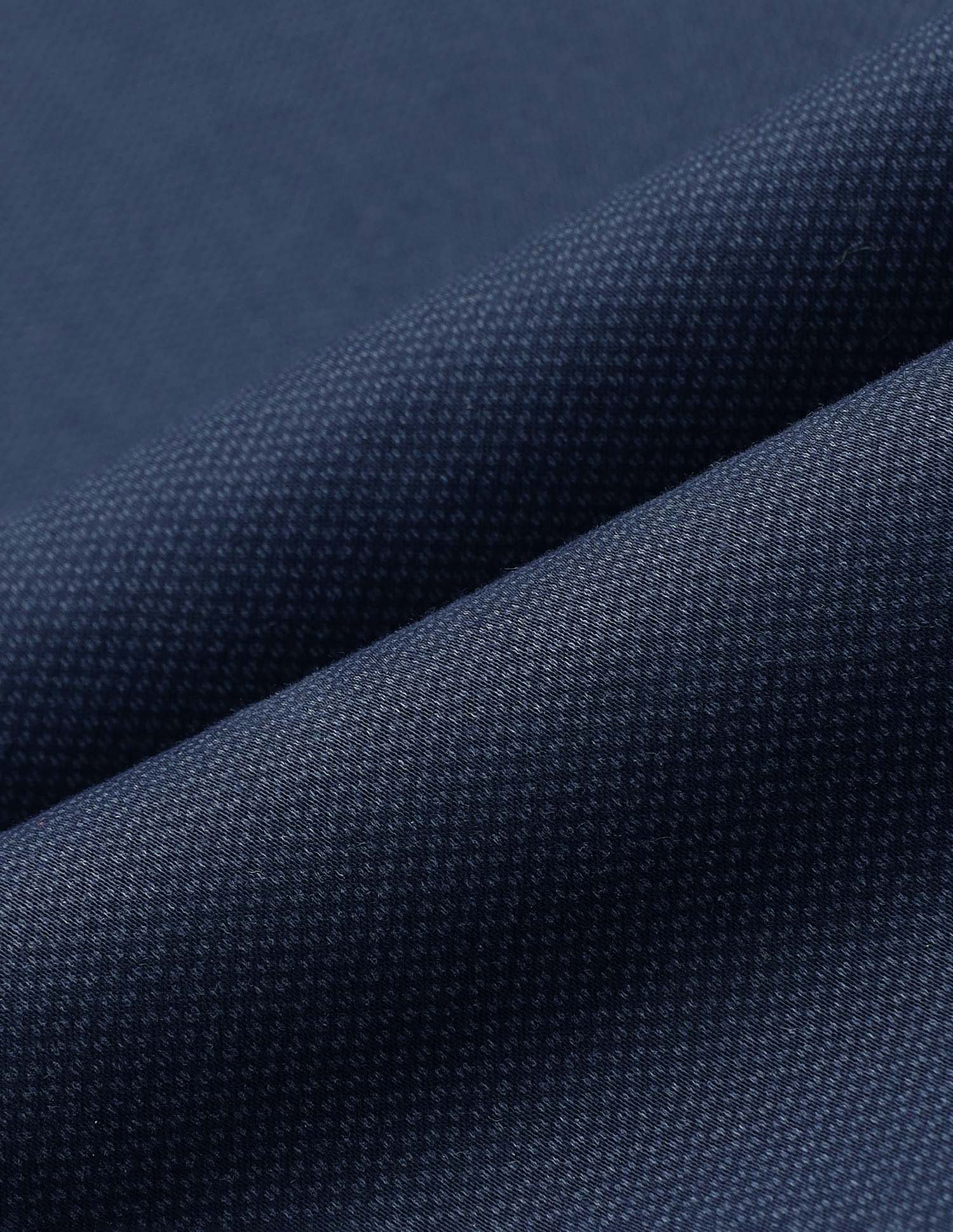 Textured Riley Straight Fit Trousers Navy - U.S. Polo Assn. India | Large