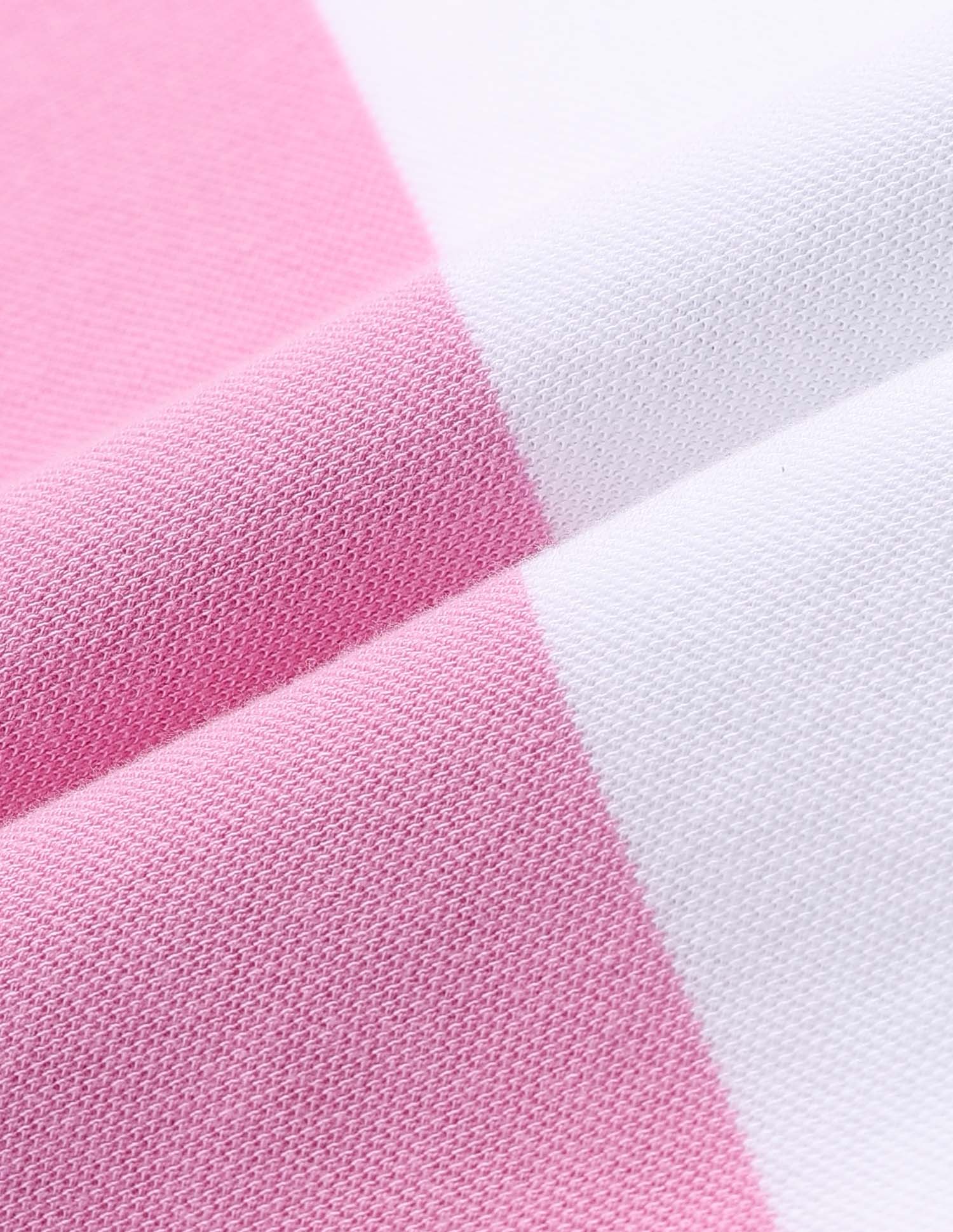 Vertical Striped Summer Splash Polo Shirt Pink - U.S. Polo Assn. India | Large