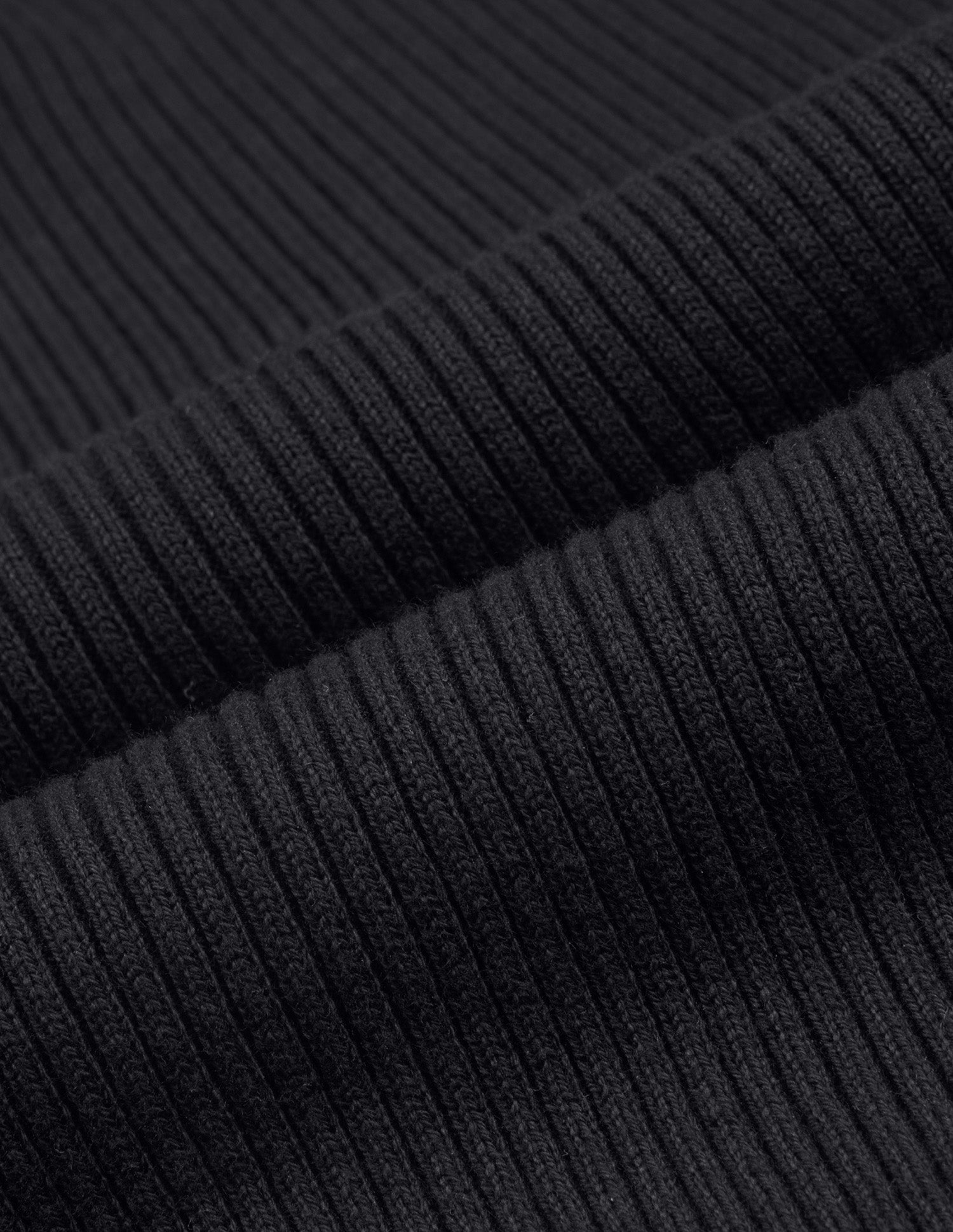 Solid Fitted Knit Top Black - U.S. Polo Assn. India | Large