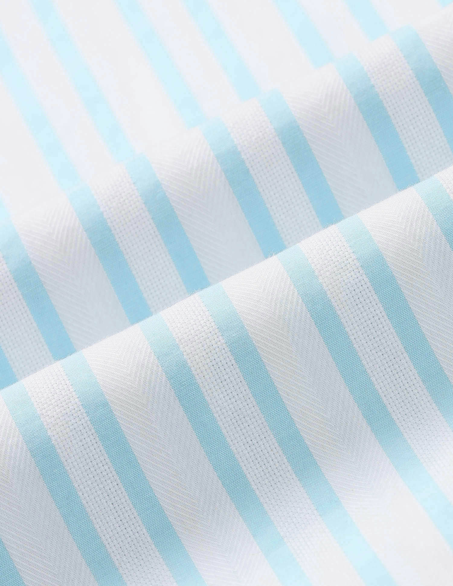 Vertical Striped Tailored Fit Shirt Aqua - U.S. Polo Assn. India | Large