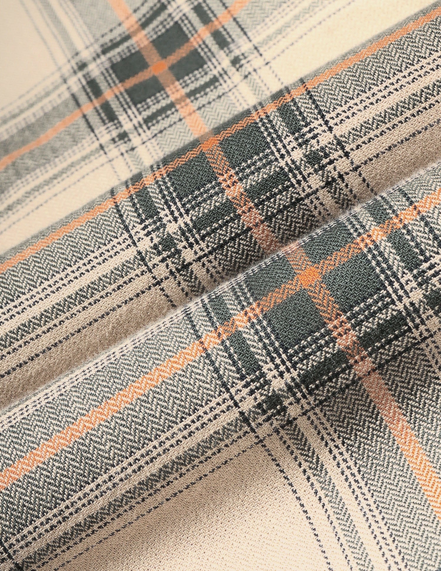 Plaid Checked Twill Shirt Beige - U.S. Polo Assn. India | Large
