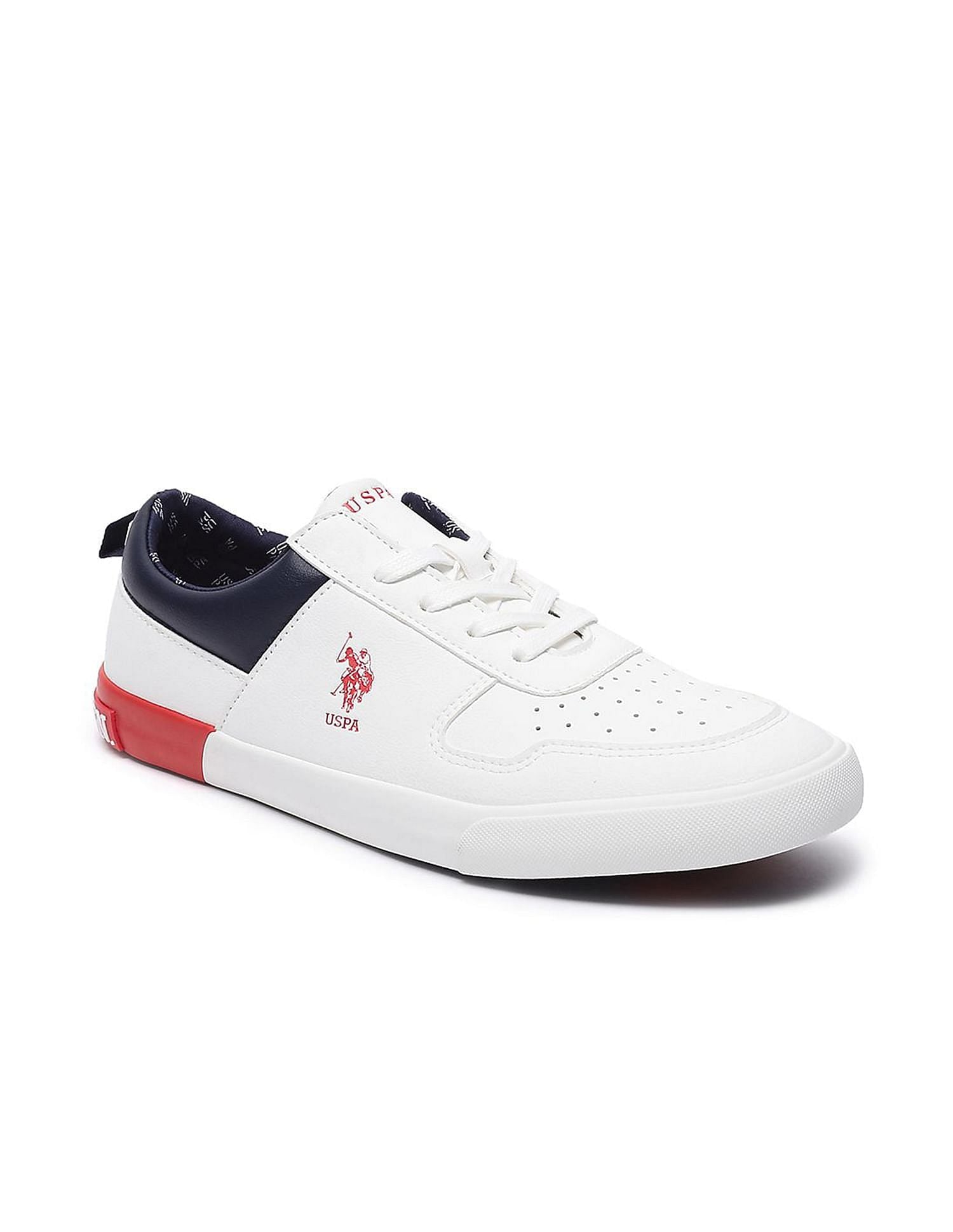 Men Colourblocked Clanal 3.0 Sneakers Off White - U.S. POLO ASSN. | Large