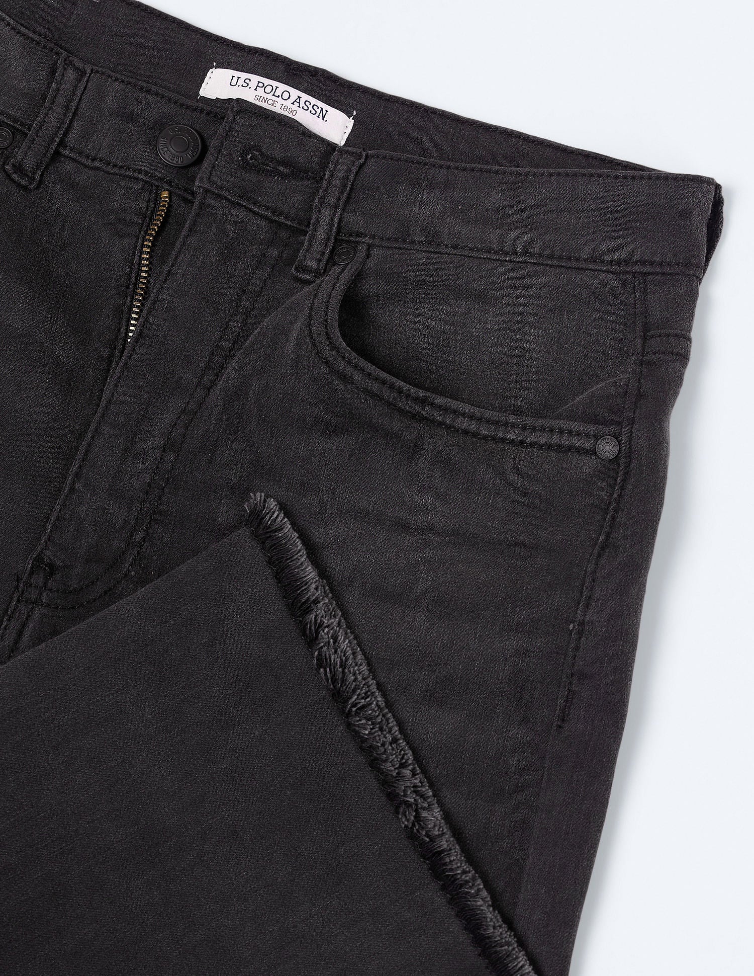 Ultra High Rise Bootcut Jeans Dark Grey - U.S. POLO ASSN. | Large