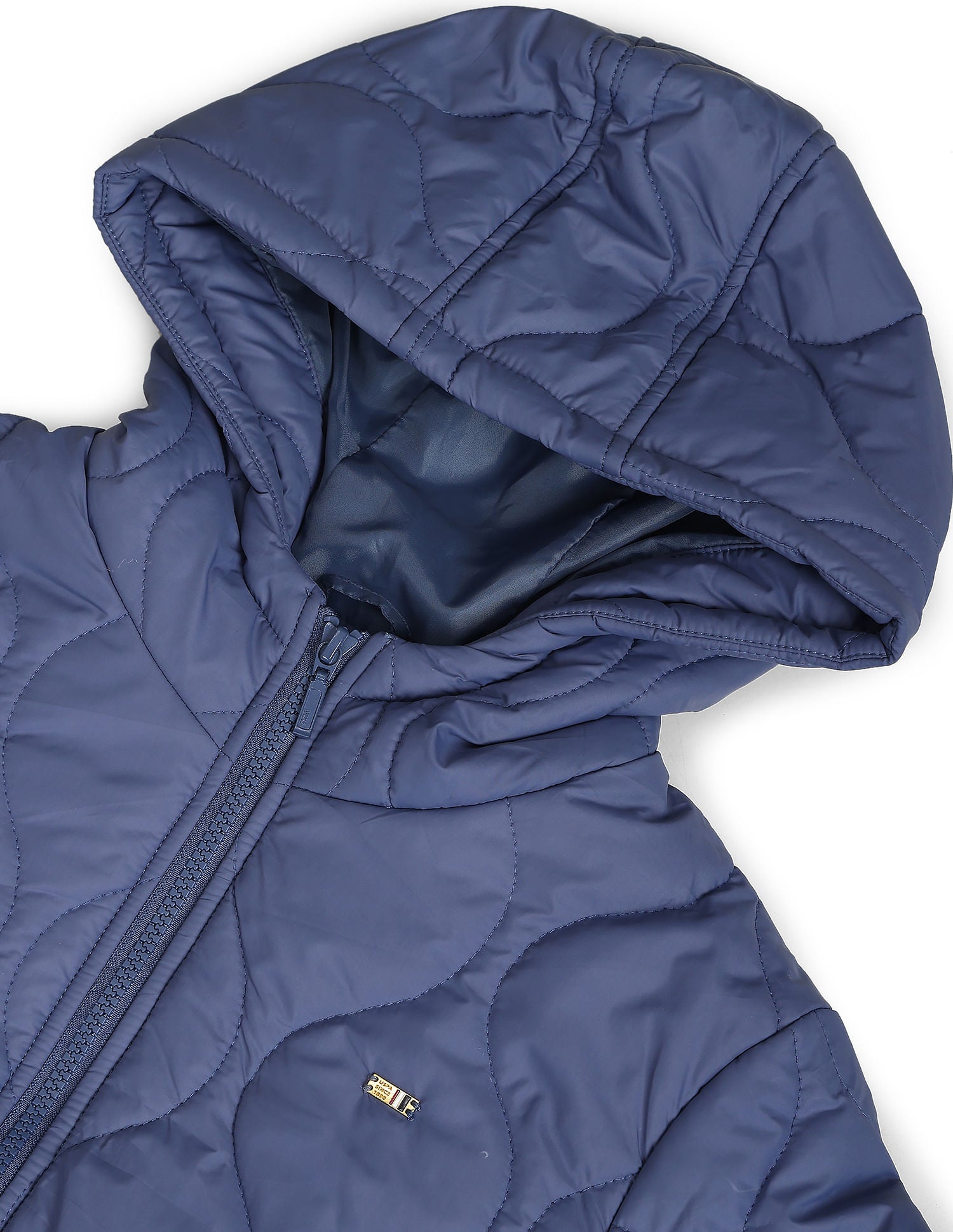 Hooded Puffer Jacket Blue - U.S. Polo Assn. India | Large