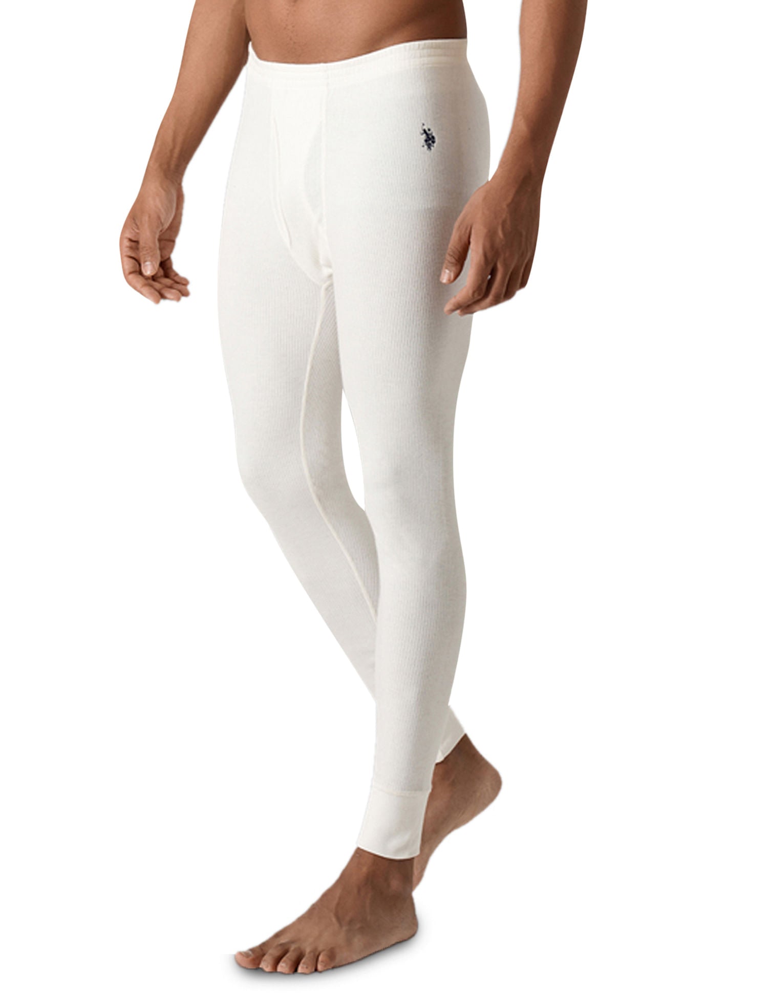 Mid Rise Tri Blend I753 Thermal Pants - Pack Of 1 Ecru - U.S. POLO ASSN. | Large