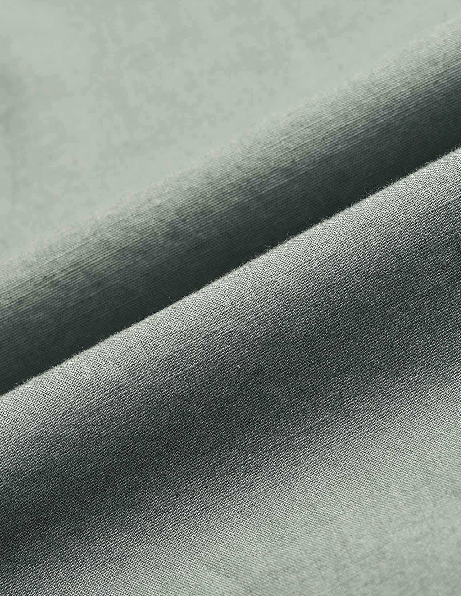 Solid Regular Fit Mandarin Shirt Light Olive - U.S. Polo Assn. India | Large