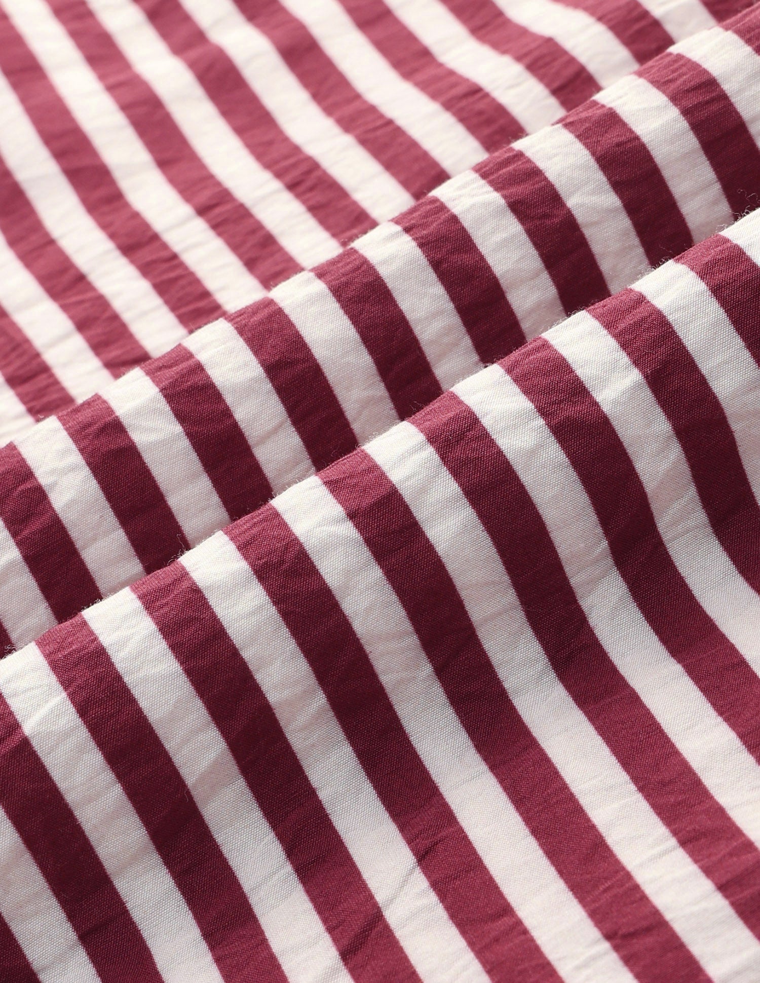 Vertical Striped Relaxed Fit Shirt Red - U.S. Polo Assn. India | Large