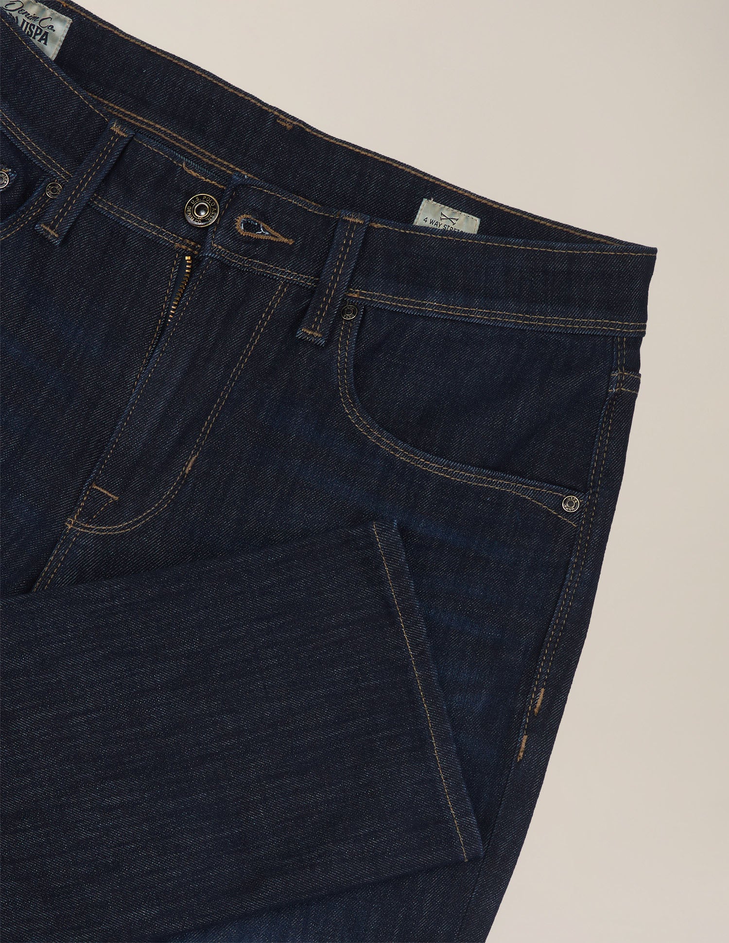 Brandon Slim-Tapered Fit Blue Jeans Dark Blue - U.S. Polo Assn. India | Large