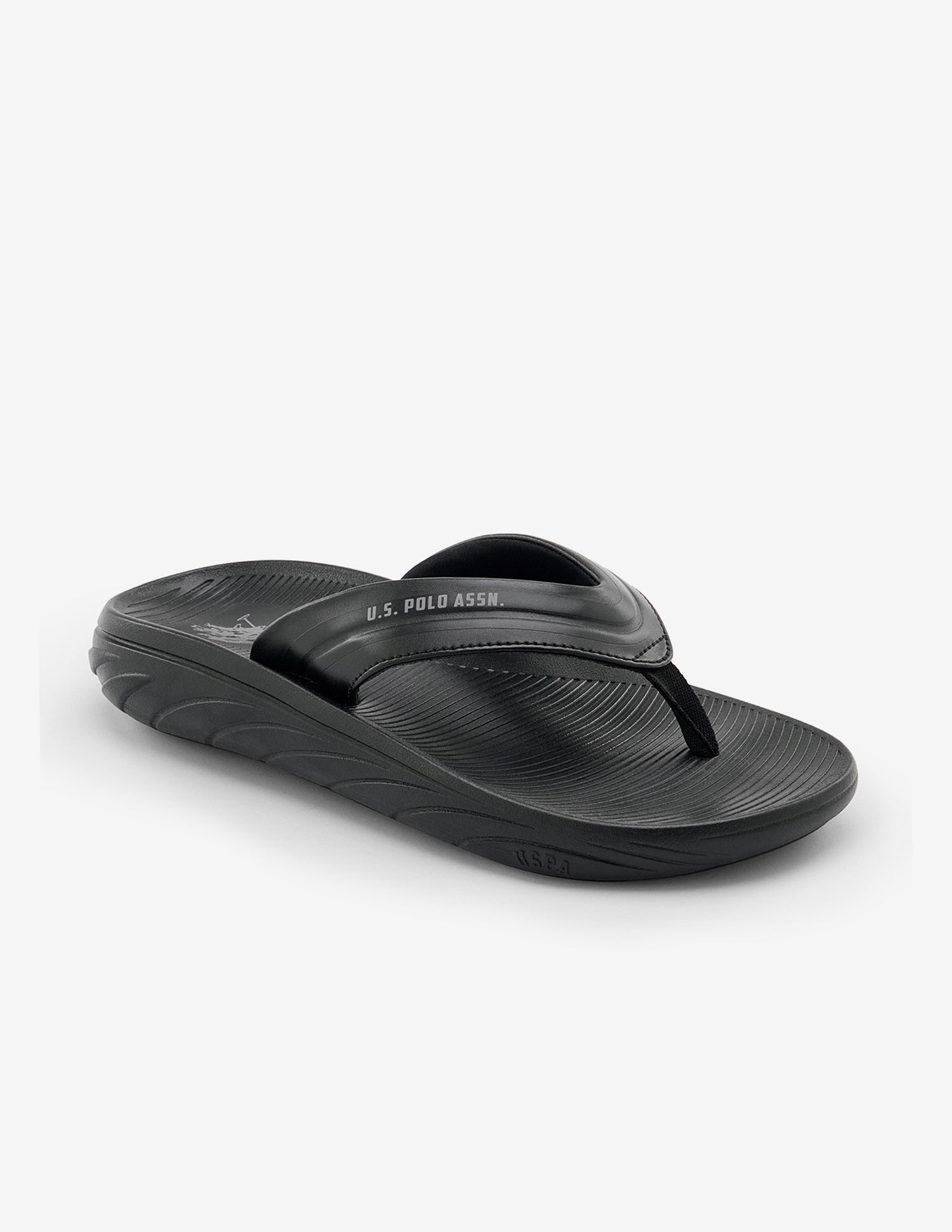 Broad Strap Celtic Flip Flops Black - U.S. Polo Assn. India | Large