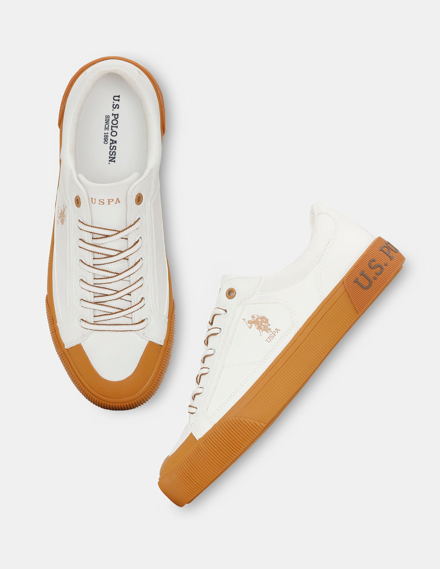 Men Lace-Ups Ruben 3.0 Sneakers Off White - U.S. POLO ASSN. | Large