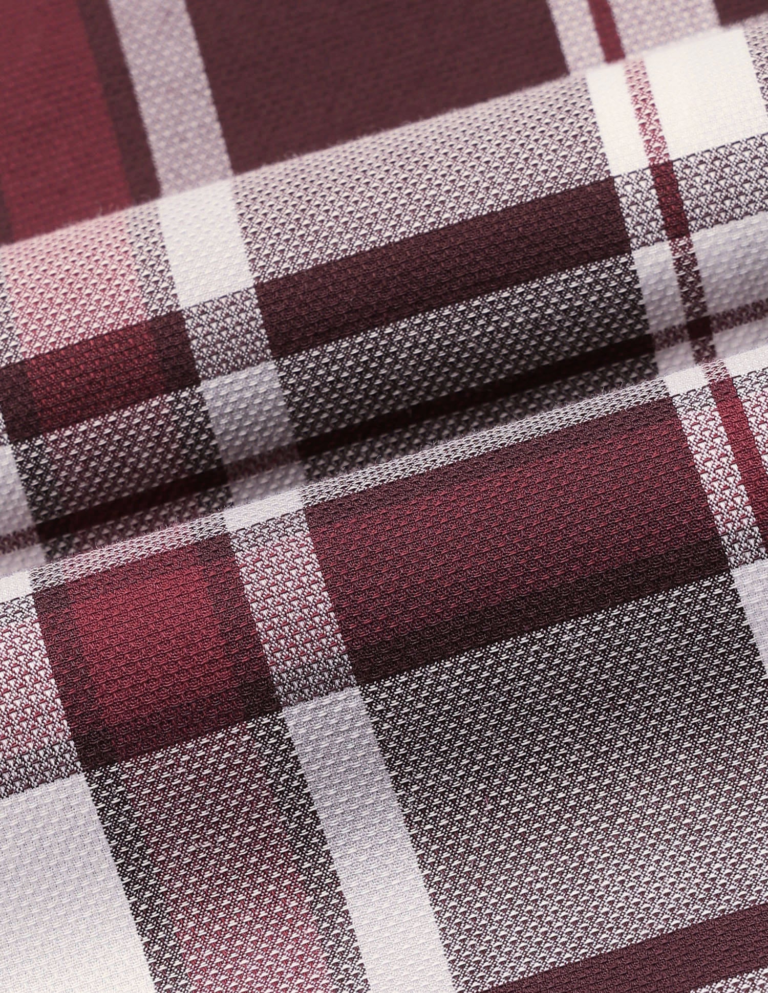 Plaid Checked Tailored Fit Shirt Red - U.S. Polo Assn. India | Large