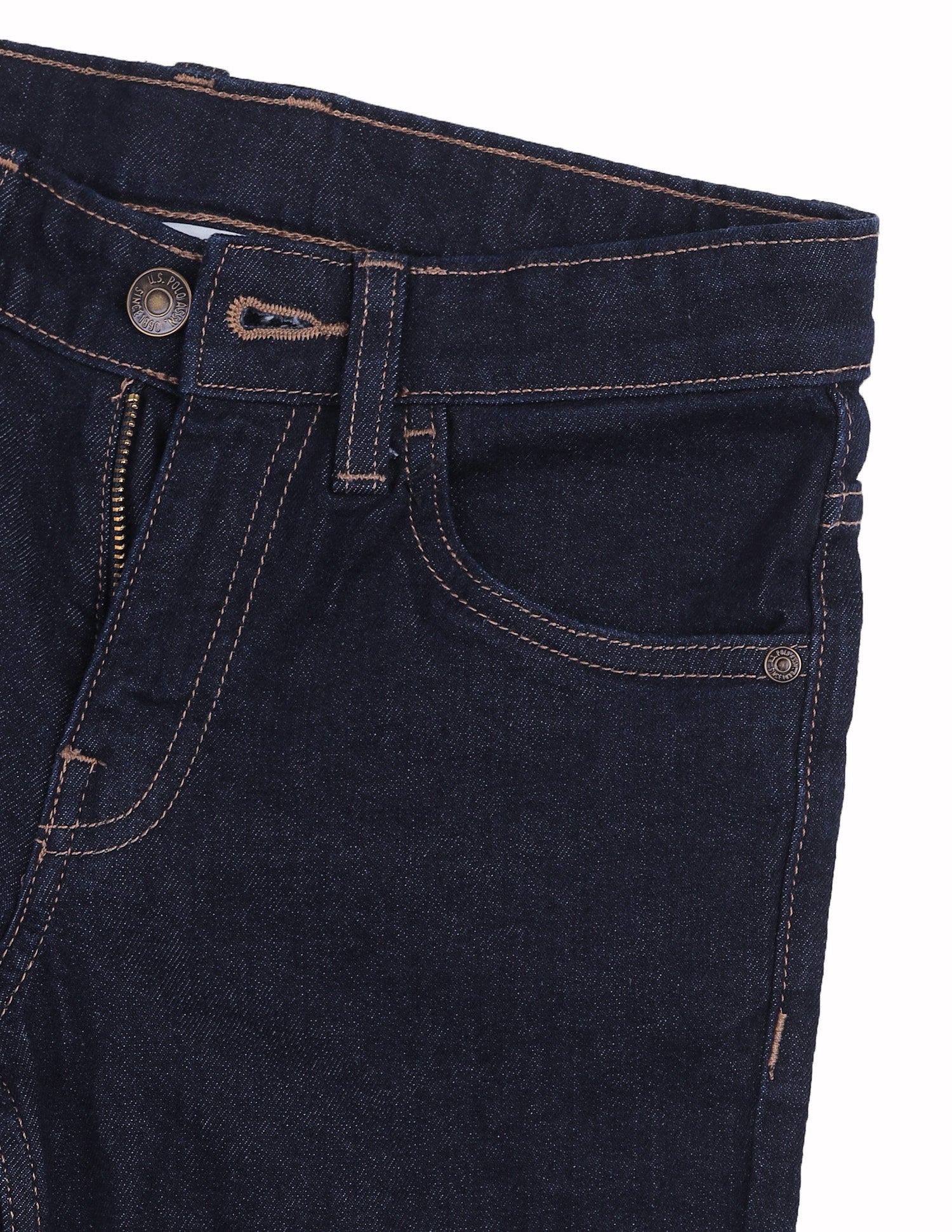 Mid Rise Slim Fit Jeans Dark Indigo - U.S. Polo Assn. India | Large