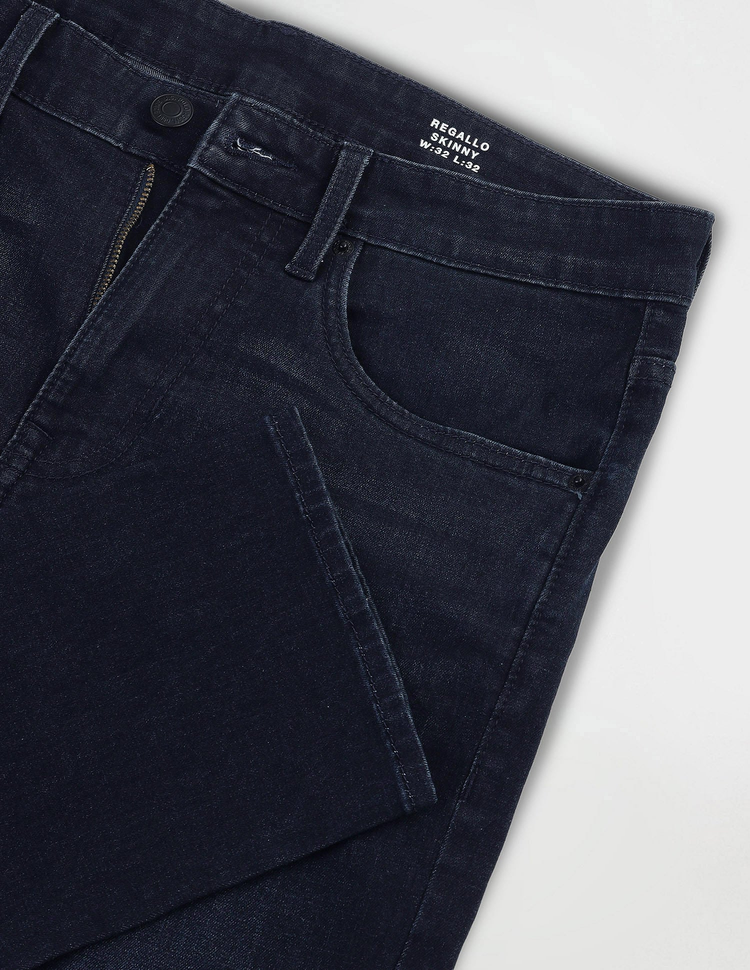 Regallo Skinny Fit Blue Jeans NAVY BLUE - U.S. Polo Assn. India | Large