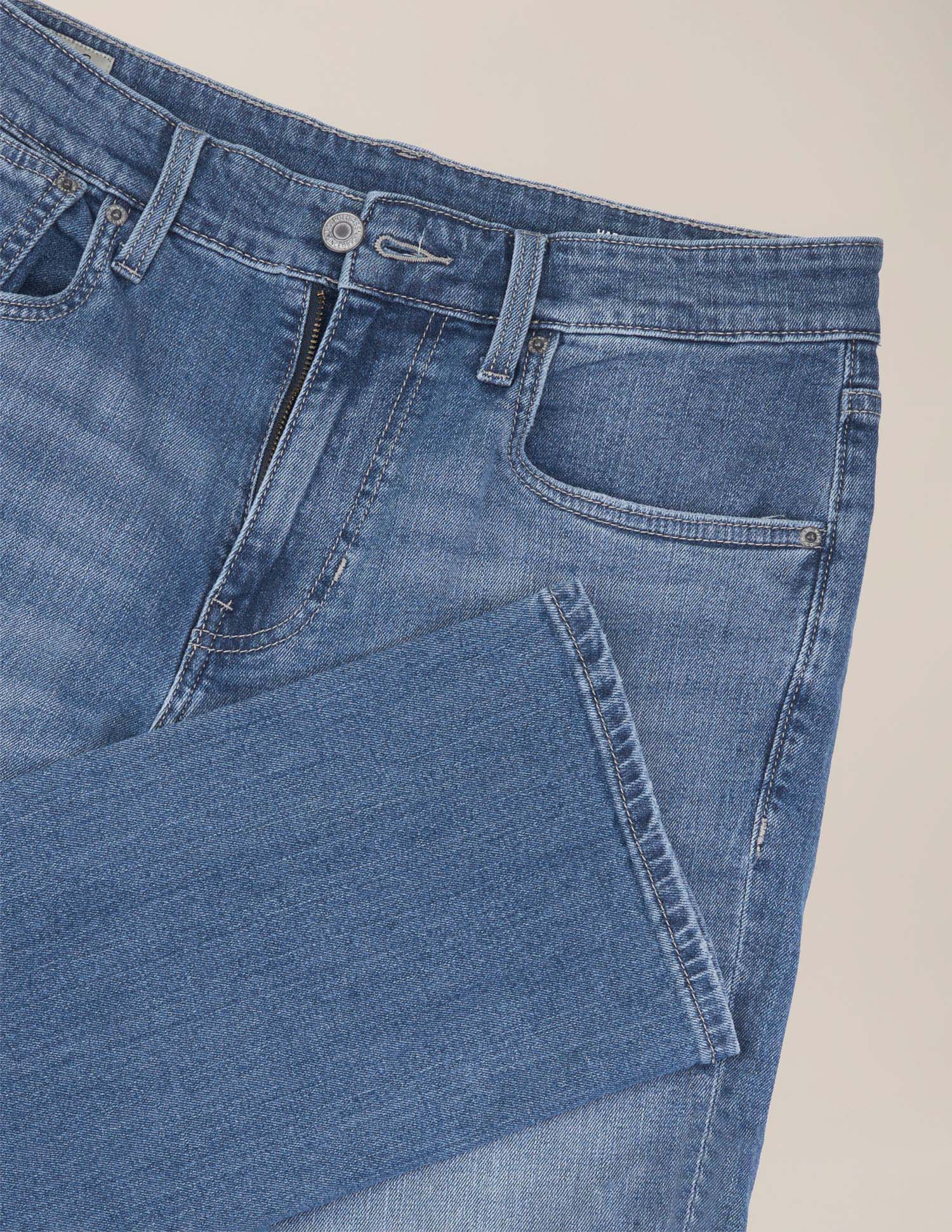 Harold Slim Straight Fit Blue Jeans Mid Blue - U.S. Polo Assn. India | Large