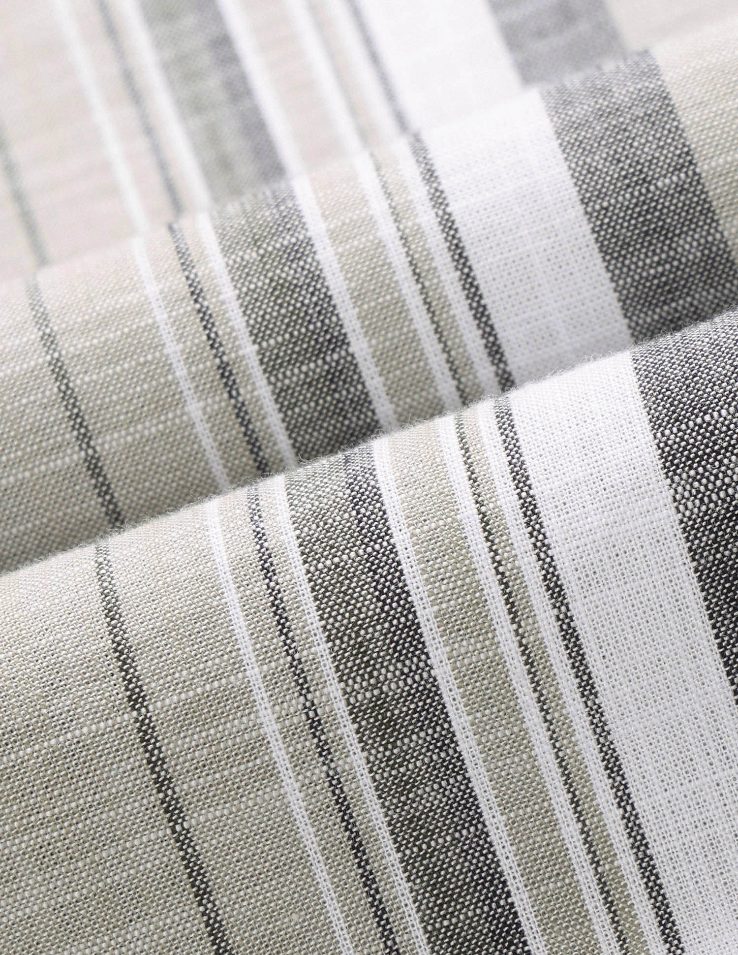 Vertical Striped Pure Cotton Shirt White - U.S. POLO ASSN. | Large