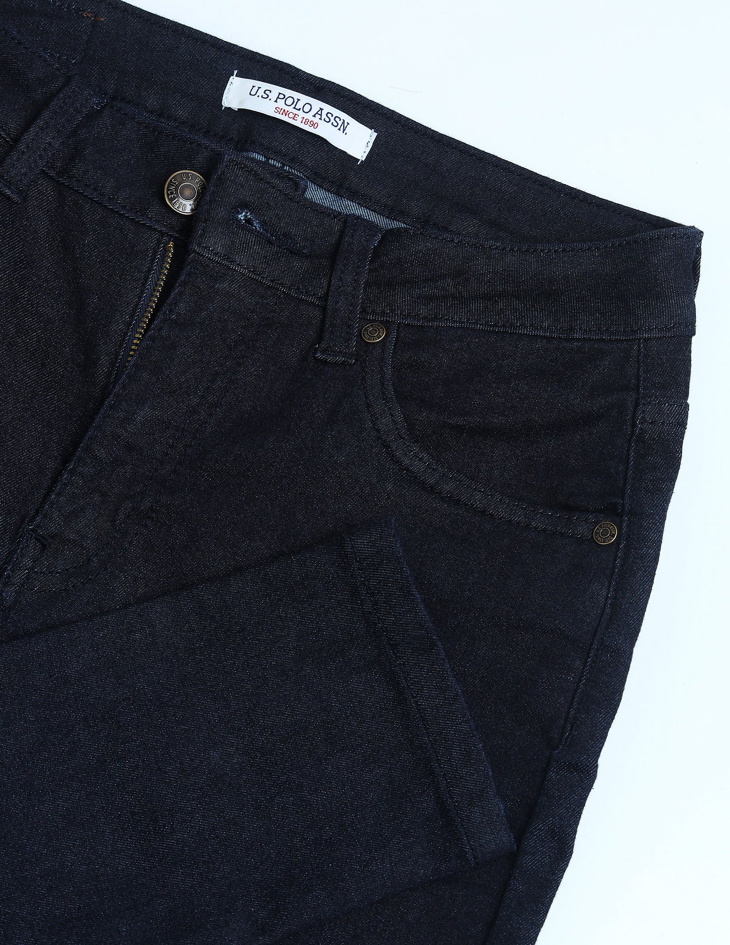 High Rise Super Skinny Fit Jeans Blue - U.S. POLO ASSN. | Large