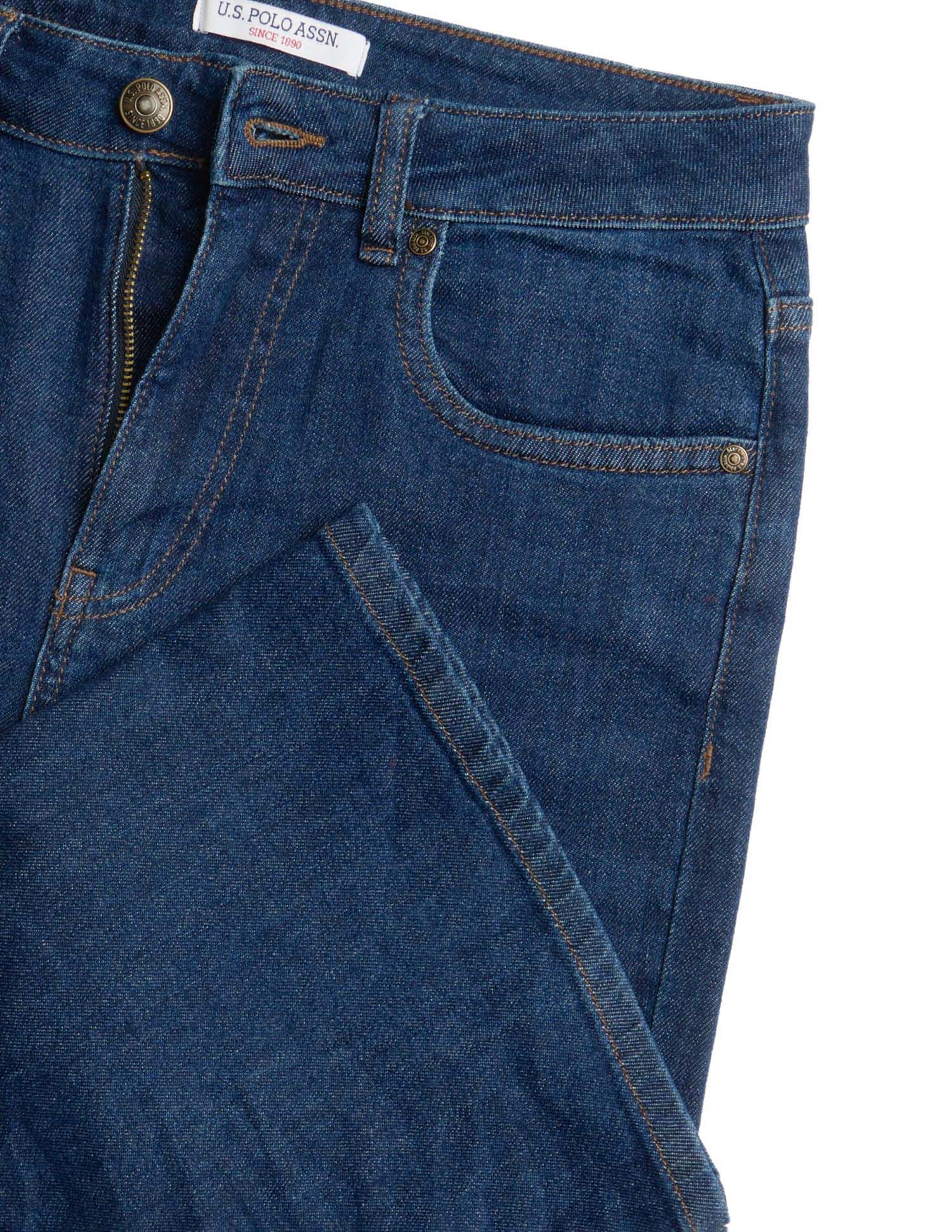 High Rise Flared Jeans Blue - U.S. POLO ASSN. | Large