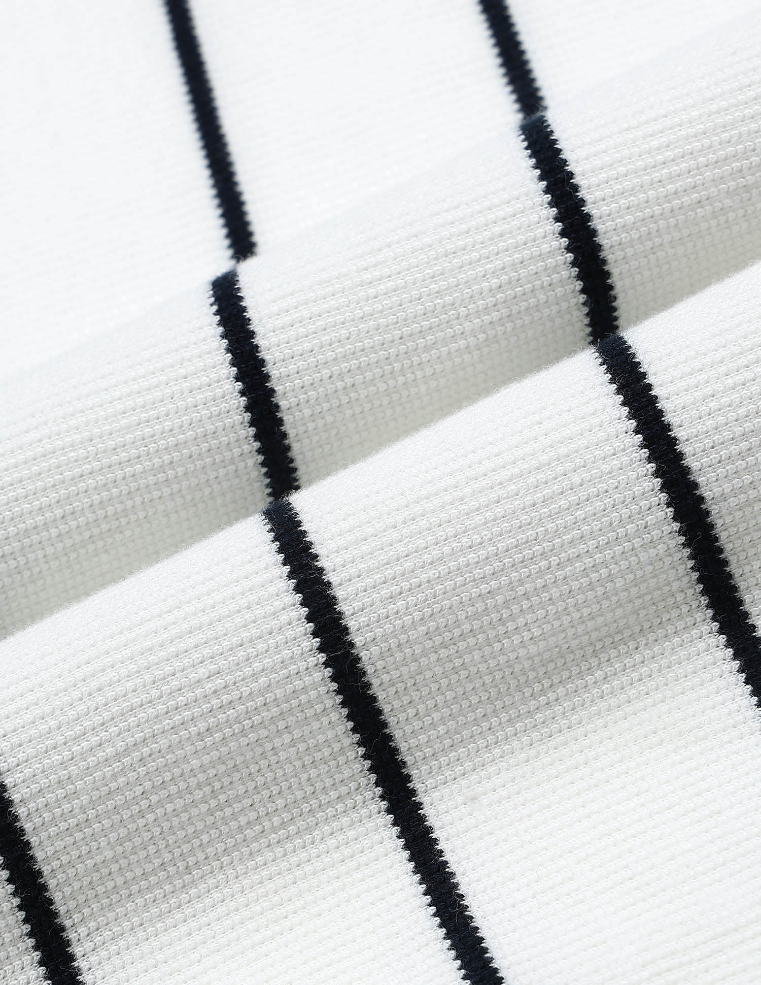 Monochrome Vertical Striped Polo Shirt Ivory - U.S. POLO ASSN. | Large