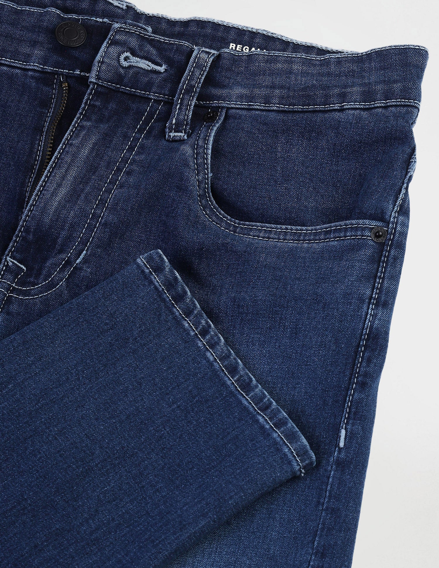 Regallo Skinny Fit Blue Jeans Blue - U.S. Polo Assn. India | Large