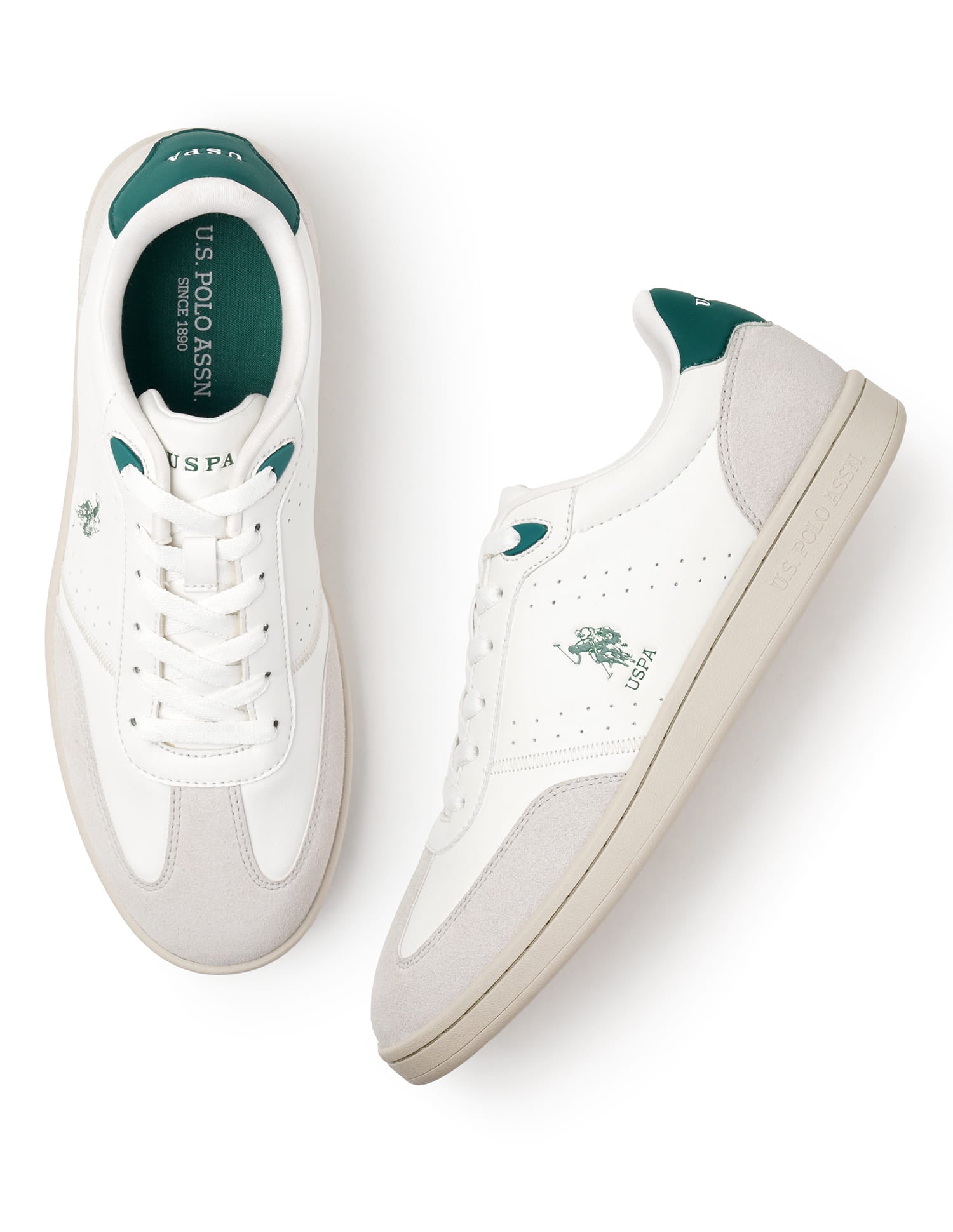 Men Cenik 2.0 Solid Sneakers Off White - U.S. Polo Assn. India | Large