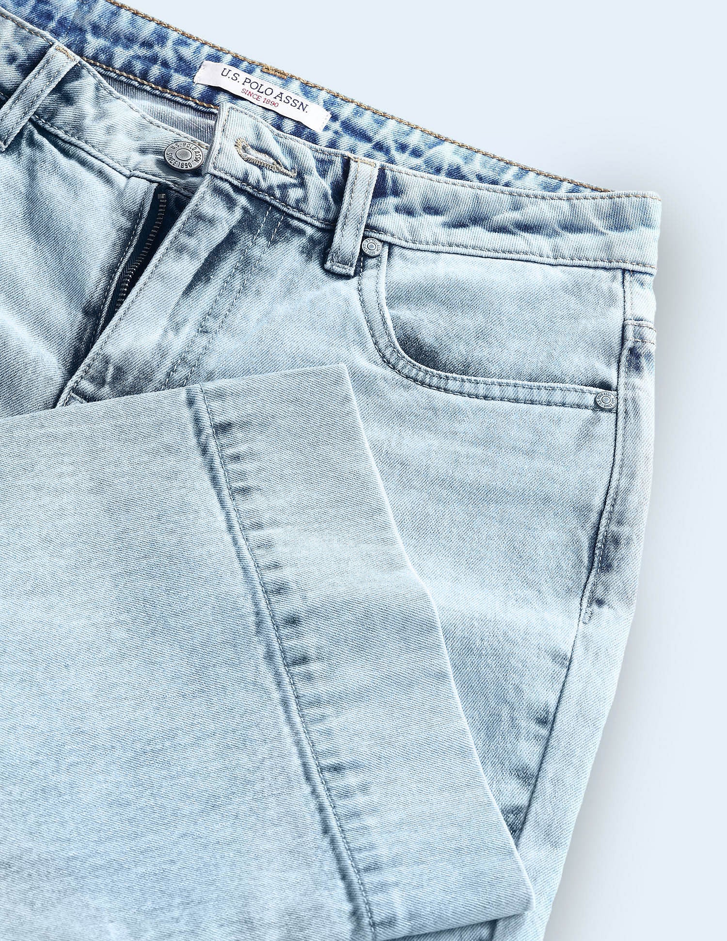 Bootcut Fit Blue Jeans Blue - U.S. Polo Assn. India | Large