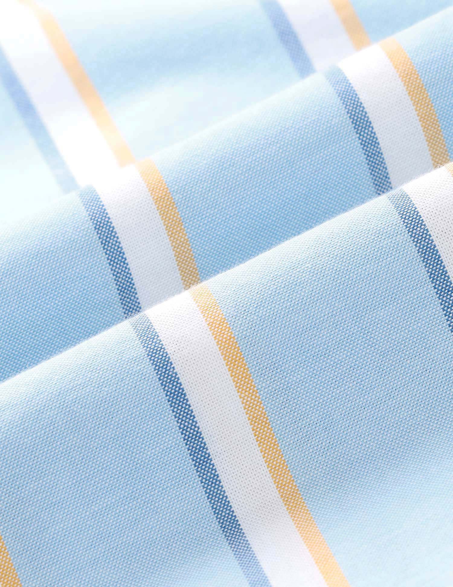 Tailored Fit Vertical Striped Shirt Blue - U.S. Polo Assn. India | Large