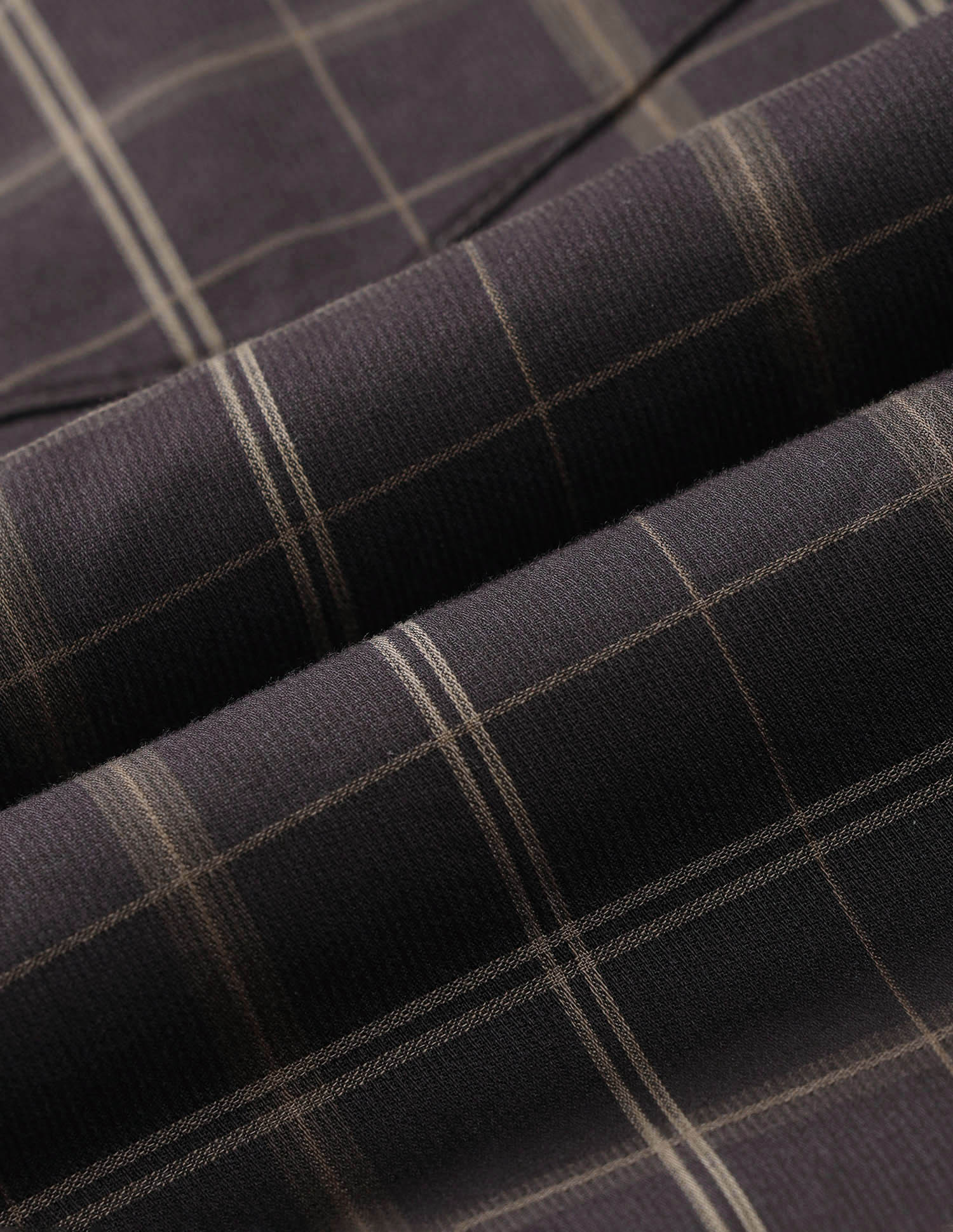 Grid Tattersall Checked Tailored Fit Shirt Dark Brown - U.S. Polo Assn. India | Large