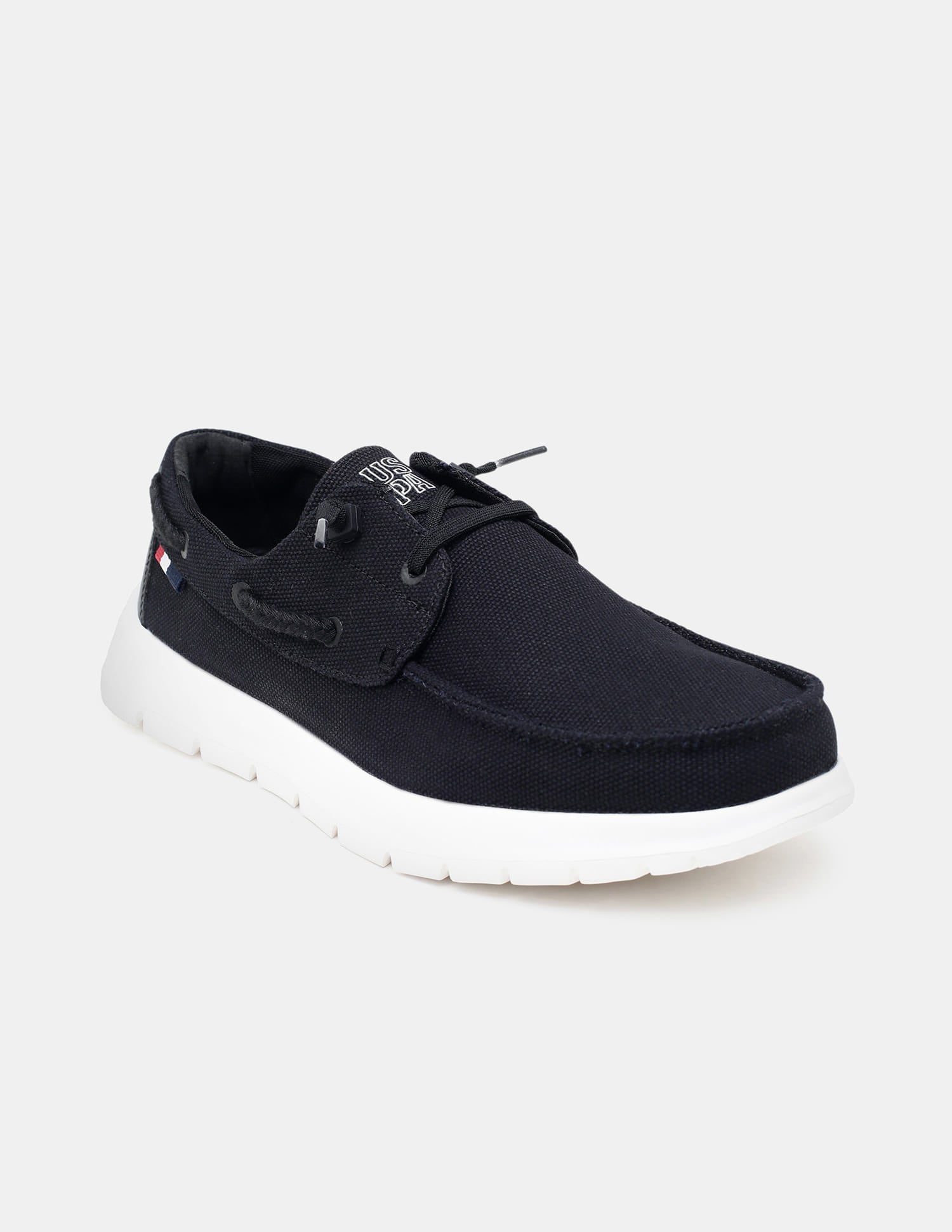 Round Toe Slip Ons Nero Sneakers