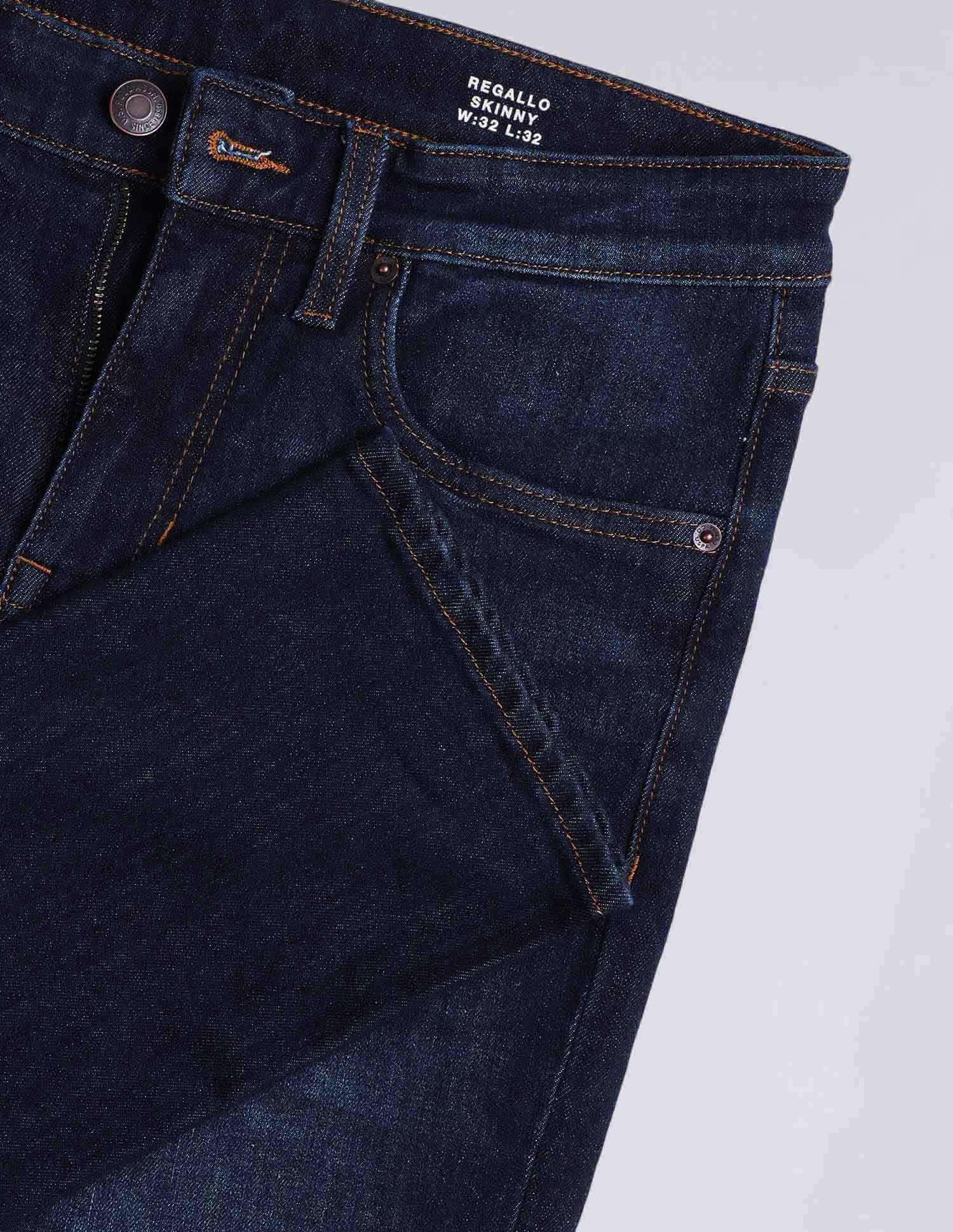 Regallo Skinny Fit Blue Jeans Dark Blue - U.S. Polo Assn. India | Large