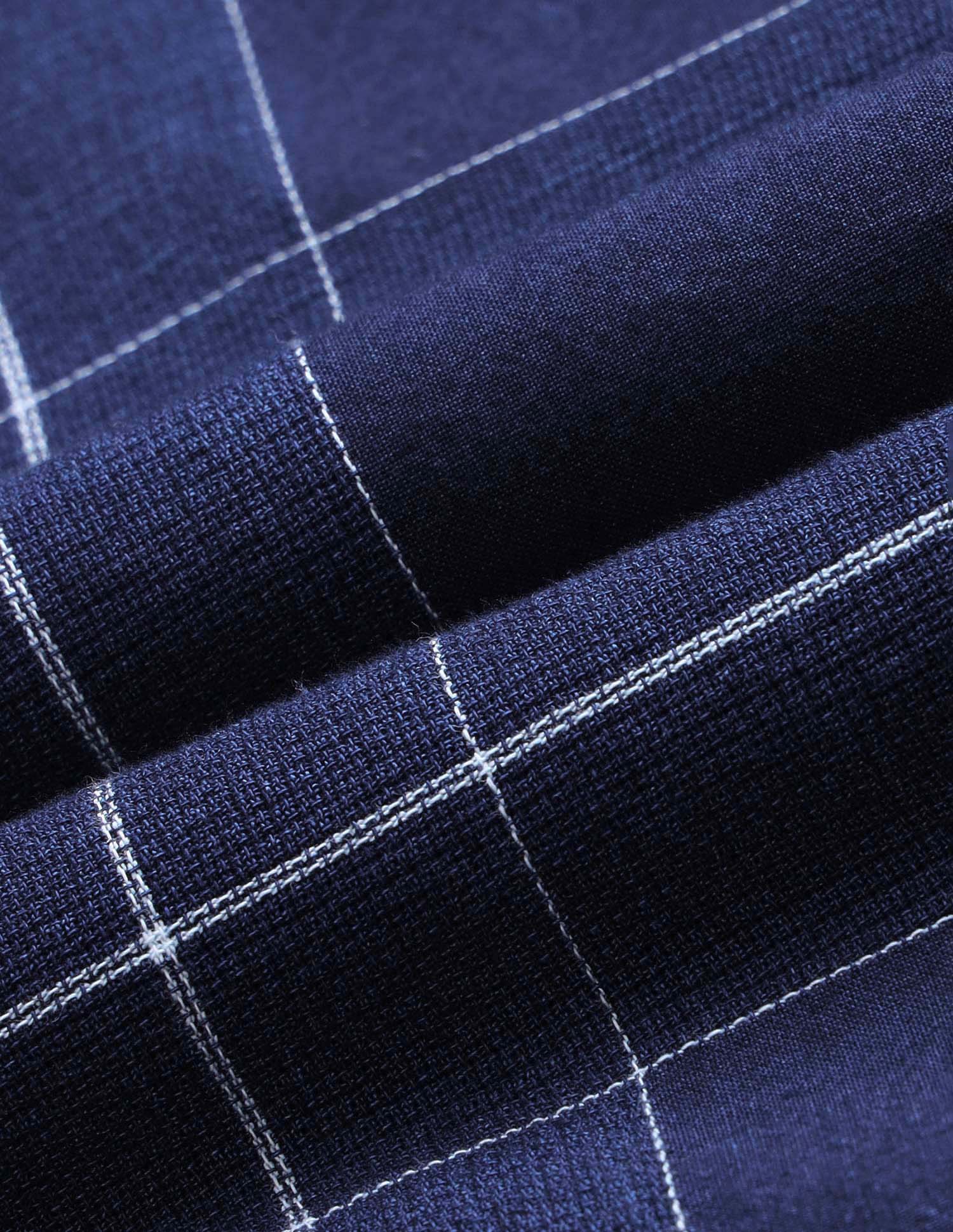 Grid Tattersall Checked Dobby Shirt Indigo - U.S. Polo Assn. India | Large