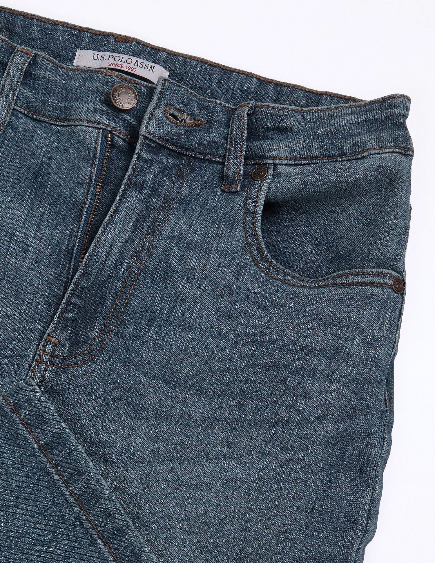 High Rise Flared Jeans Blue - U.S. Polo Assn. India | Large