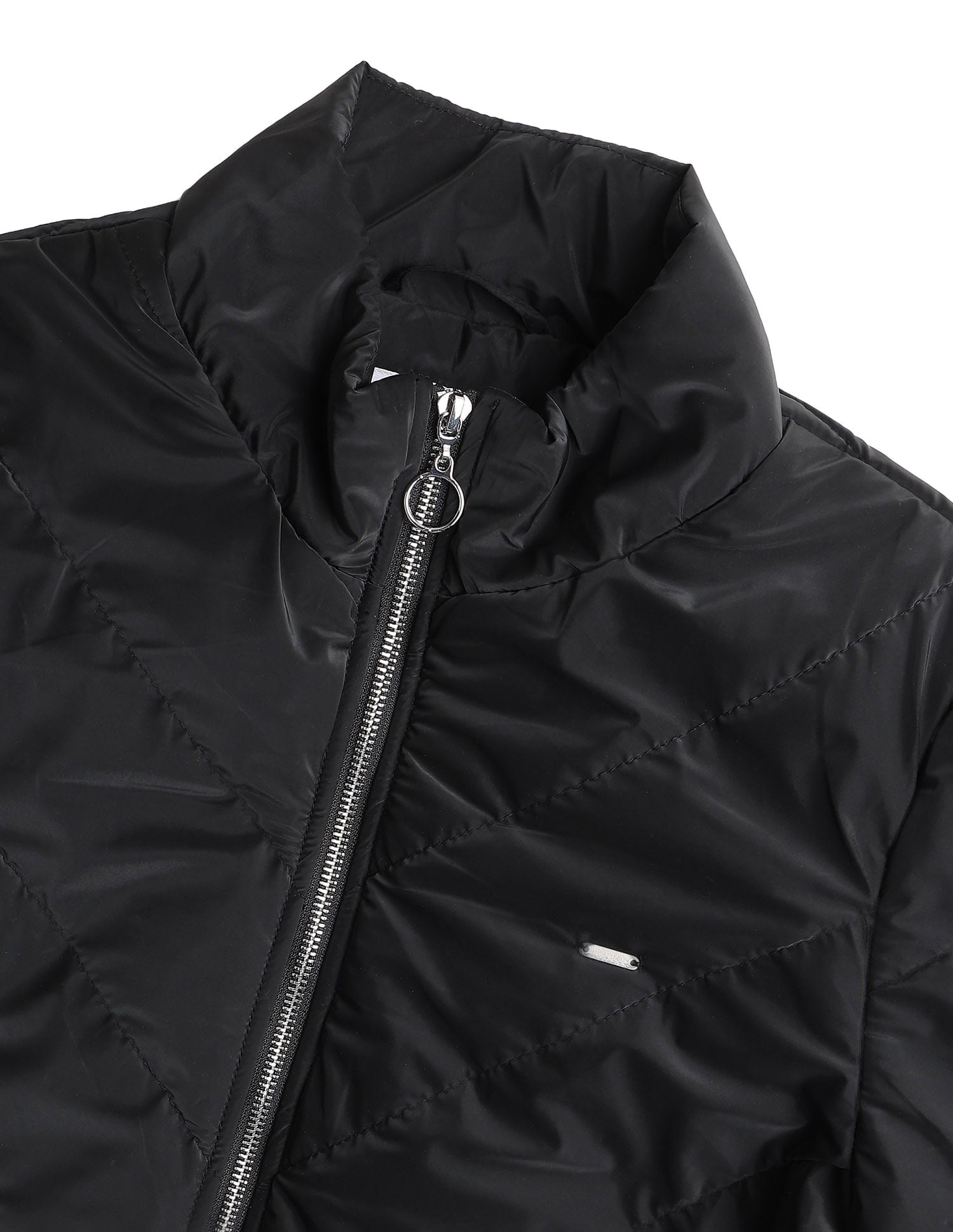 Solid Regular Fit Puffer Jacket Black - U.S. POLO ASSN. | Large