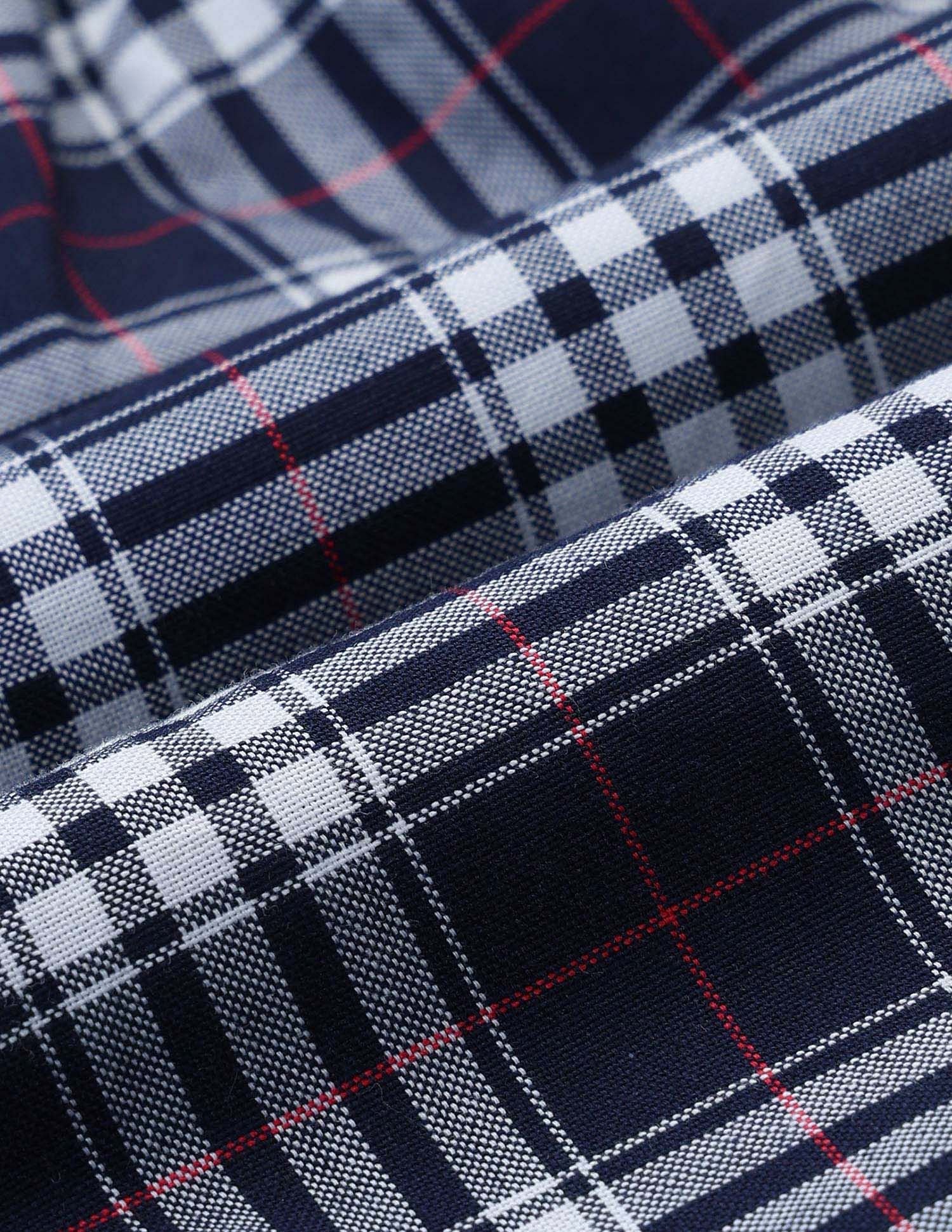 Girls Tartan Checked Skorts Navy - U.S. POLO ASSN. | Large