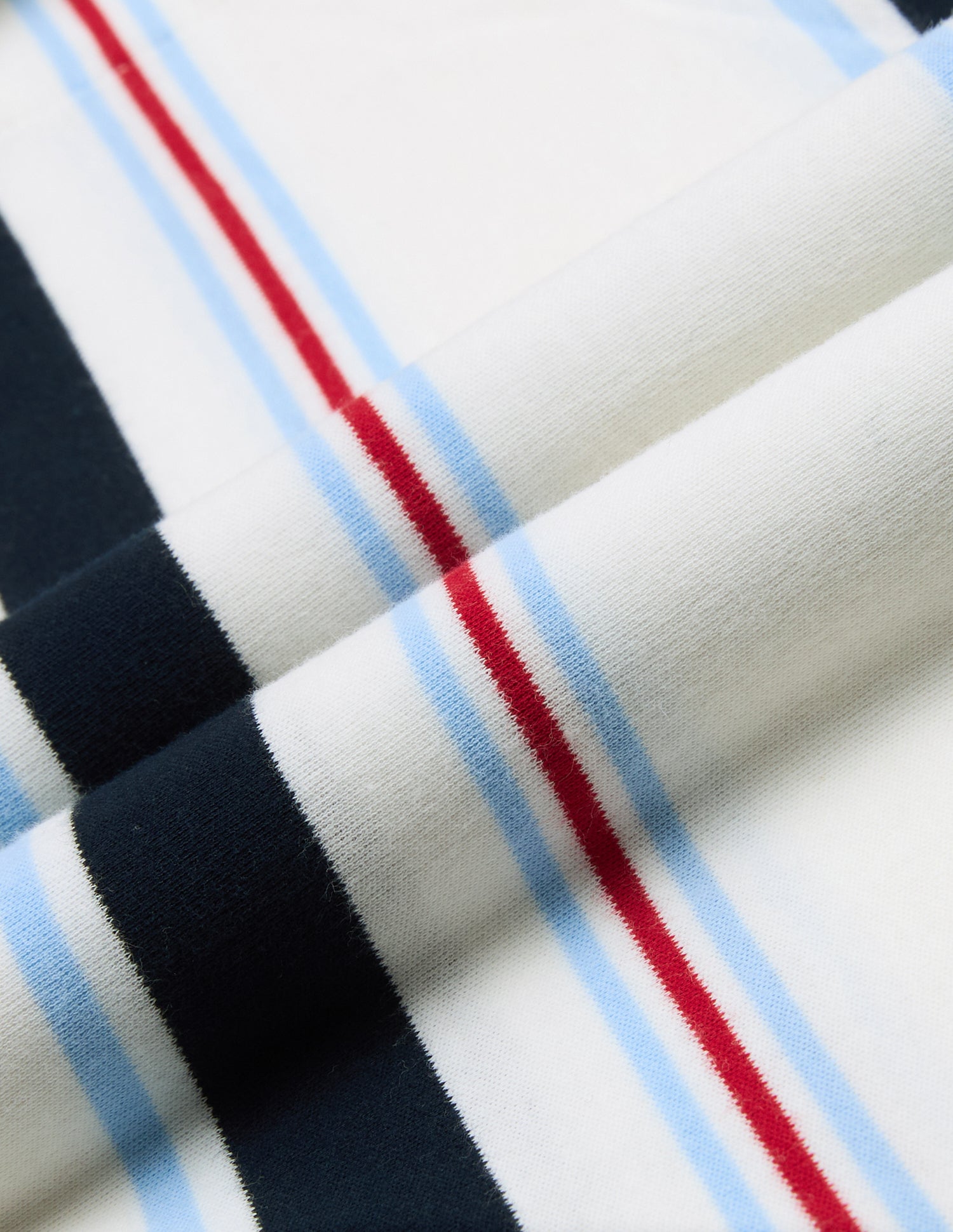 Vertical Striped Oversized Fit T-Shirt Off White - U.S. Polo Assn. India | Large