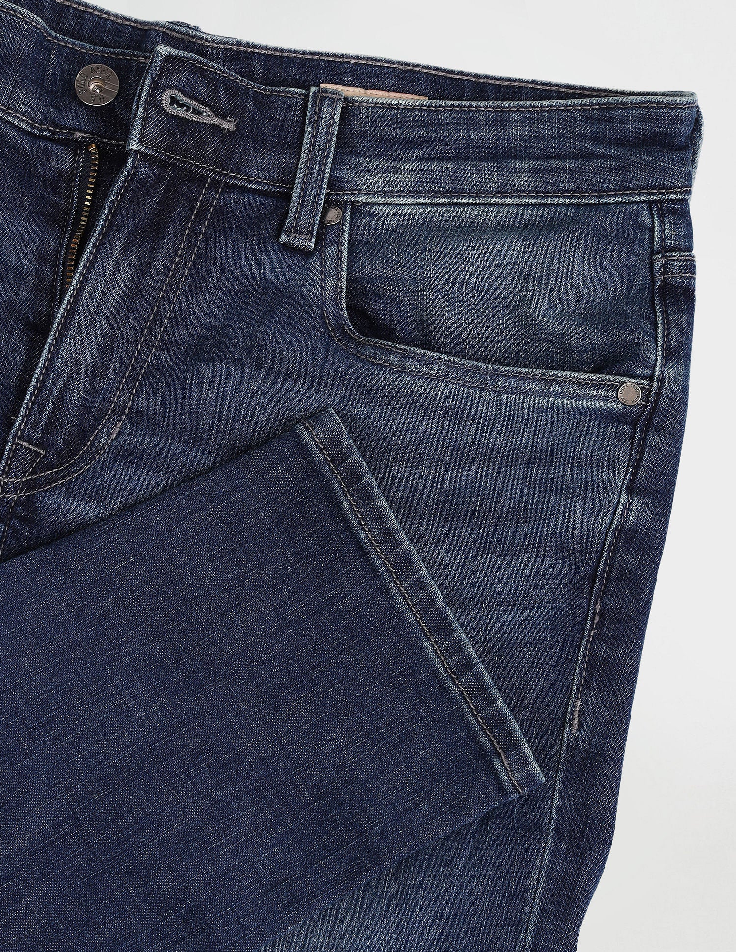 Brandon Slim Tapered Blue Jeans Blue - U.S. Polo Assn. India | Large