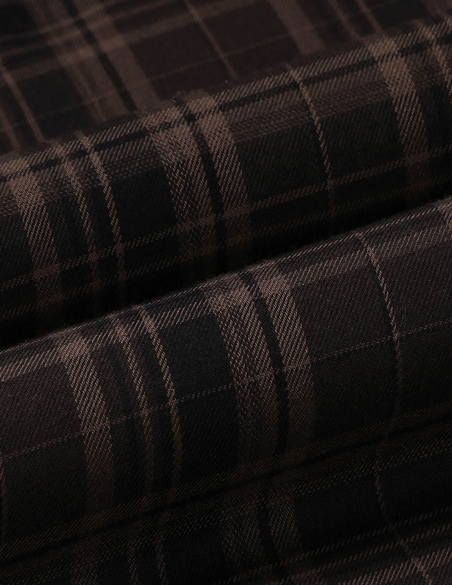 Tartan Checked Tailored Fit Shirt Brown - U.S. POLO ASSN. | Large