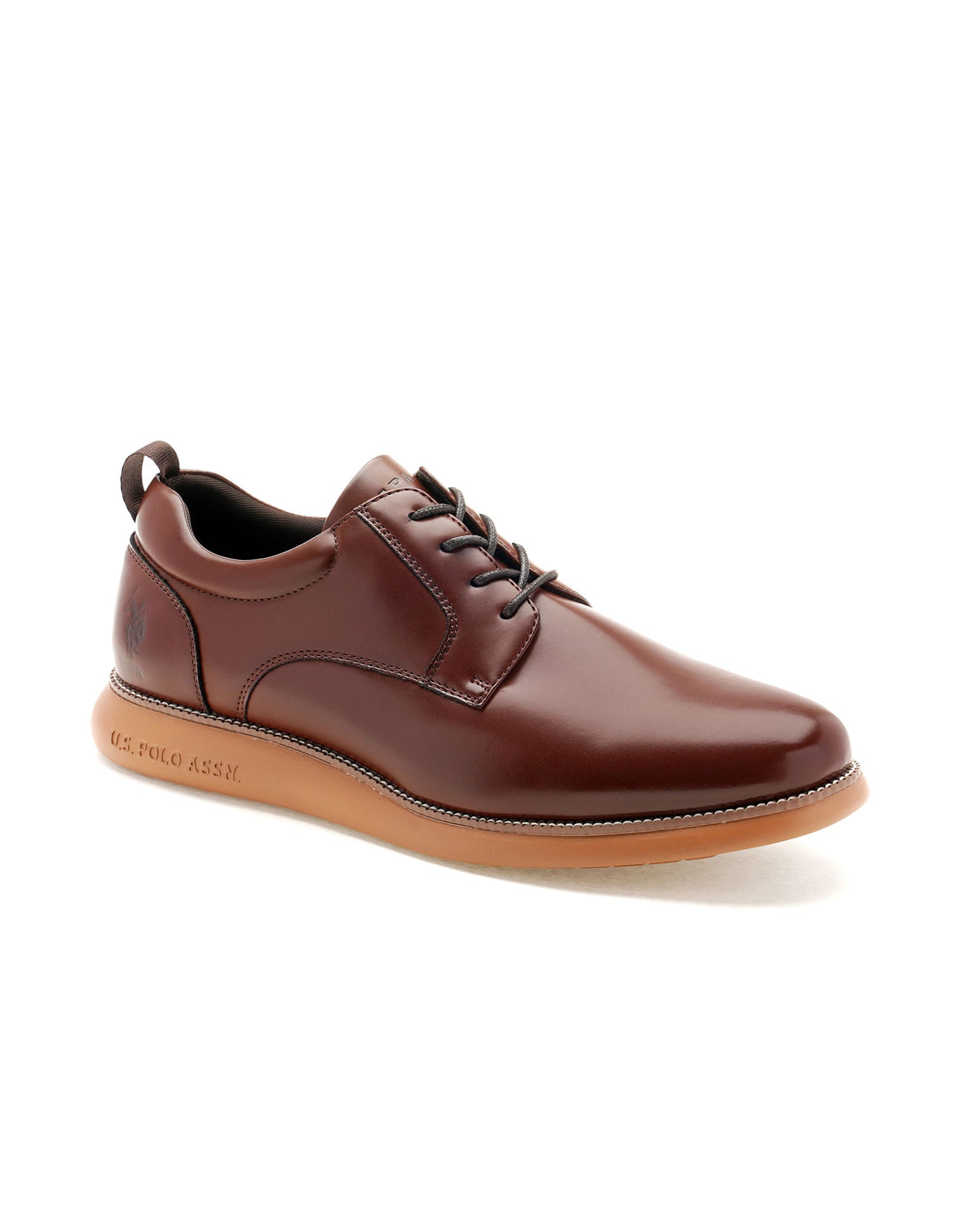 Men Nicolo Brown Work Casuals Lace Up Shoes