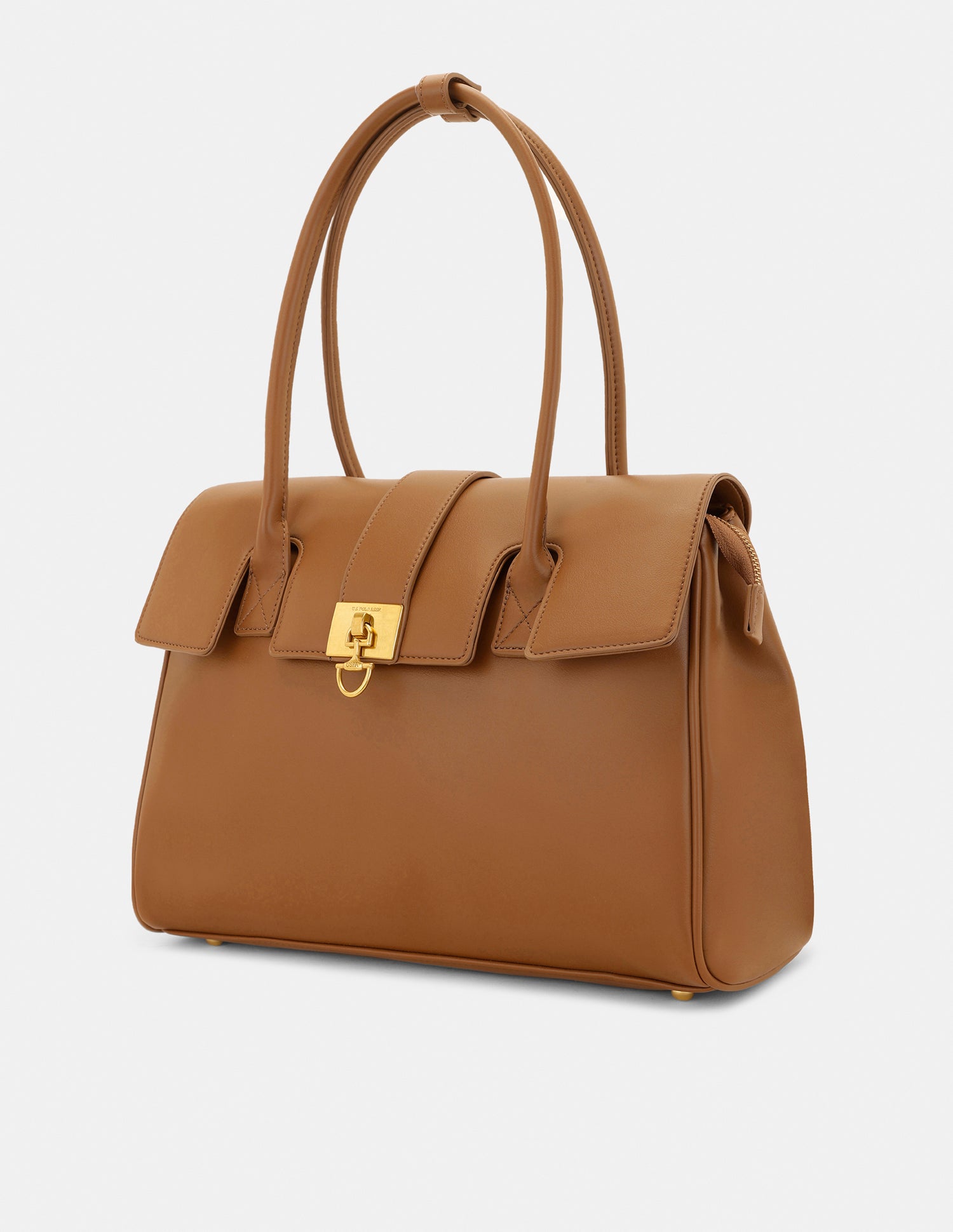 Women Aspen Satchel Bag Tan - U.S. POLO ASSN. | Large