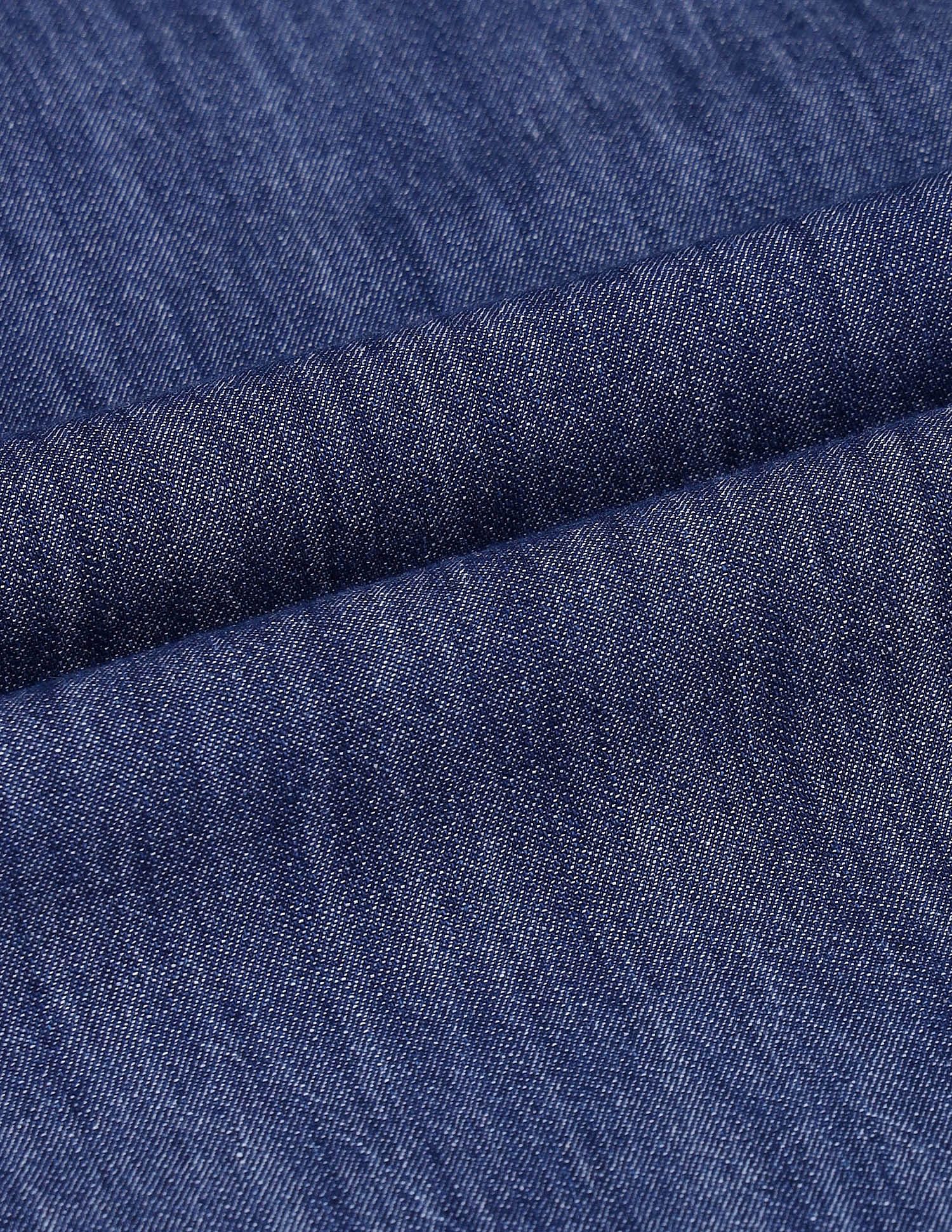 Slim Fit Chambray Shirt Dark Indigo - U.S. POLO ASSN. | Large