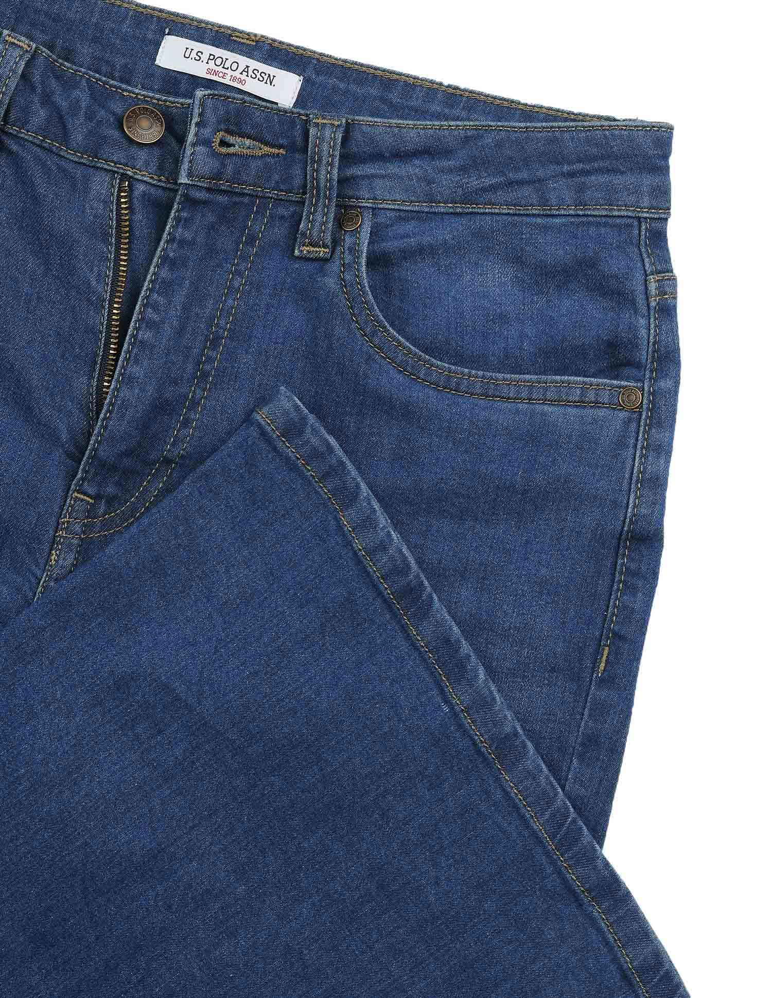 High Rise Extreme Flare Fit Jeans Light Blue - U.S. POLO ASSN. | Large