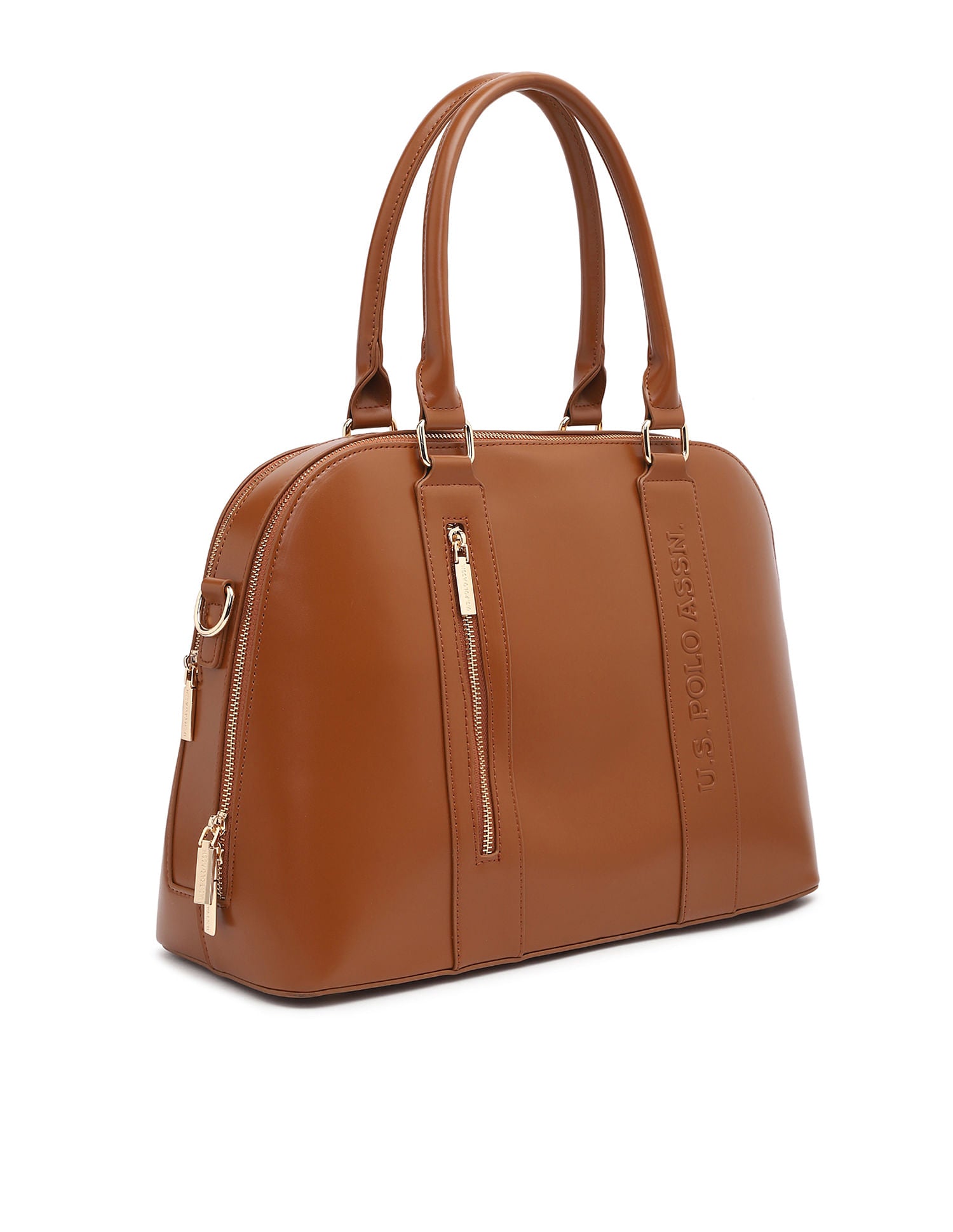 Women Alexa Satchel Bag Tan - U.S. POLO ASSN. | Large