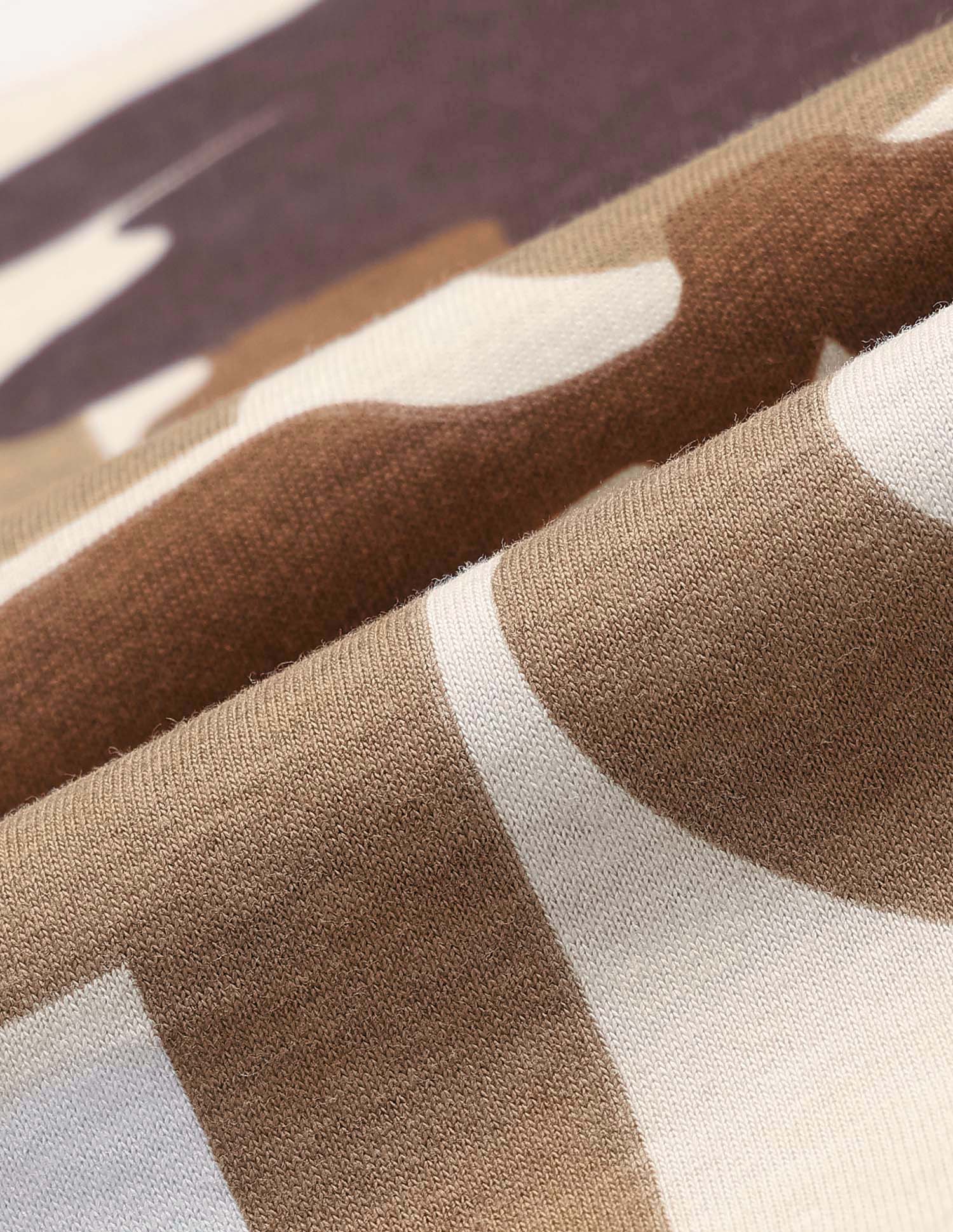 Boys Camouflage Printed Regular Fit T Shirt Ecru - U.S. POLO ASSN. | Large