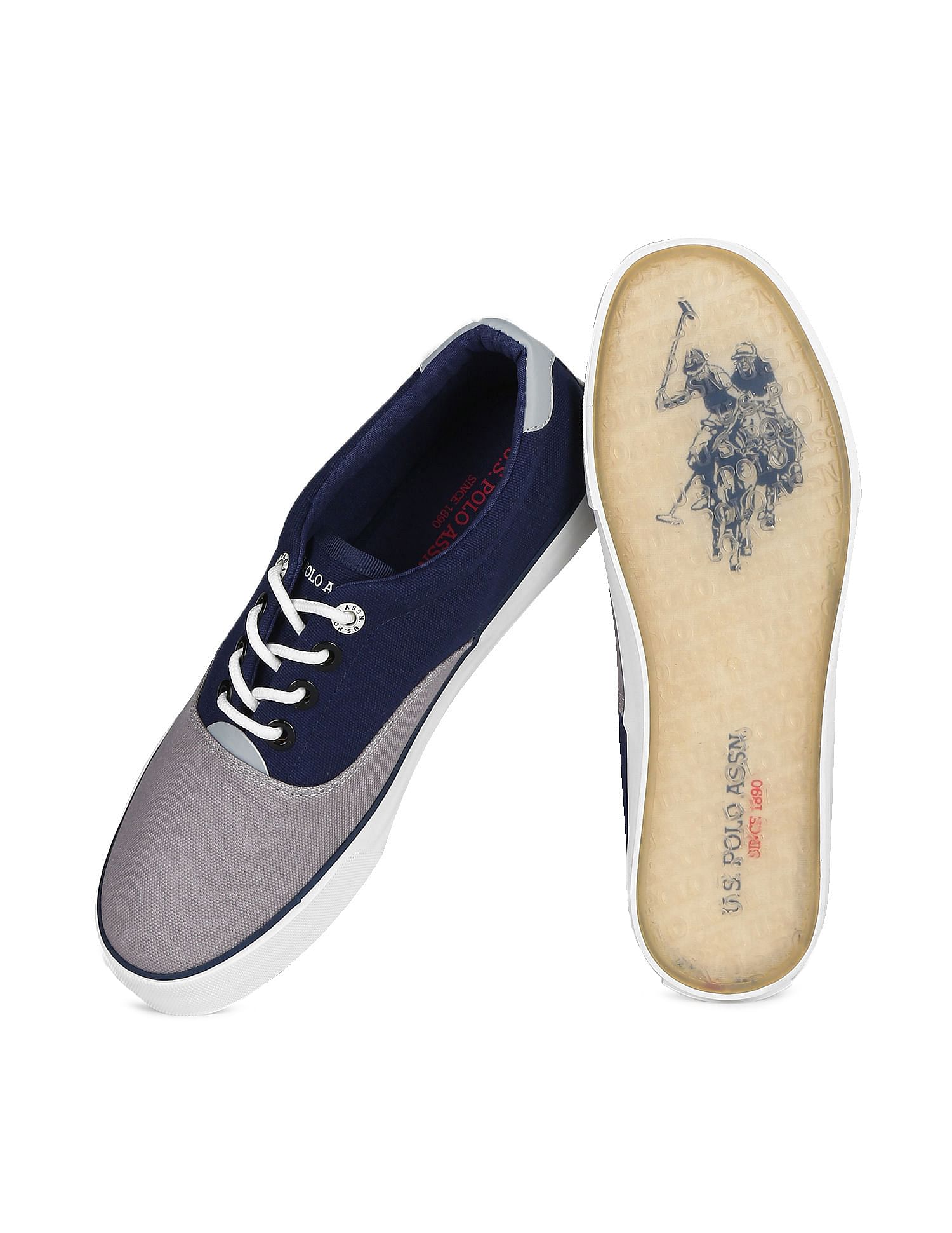 Canvas Lace Up Brentt 2.0 Sneakers Navy - U.S. Polo Assn. India | Large
