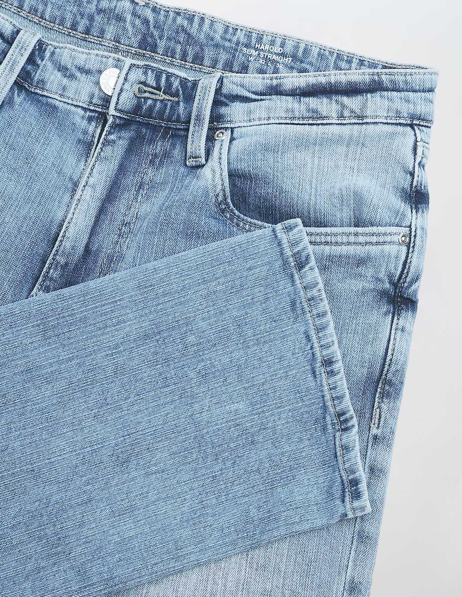 Cole Comfort Cropped Fit Blue Jeans Light Blue - U.S. Polo Assn. India | Large