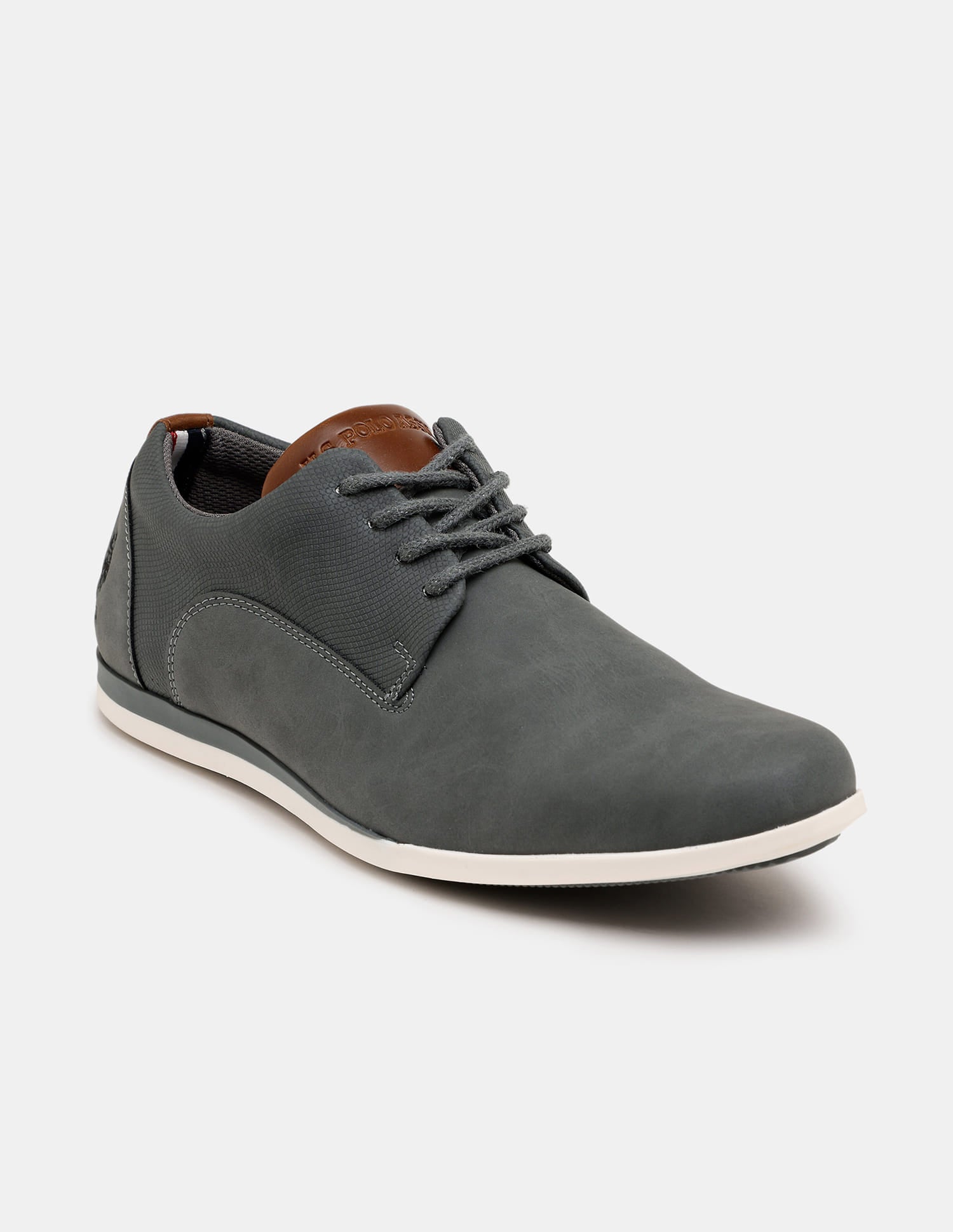 Men Clest 2.0 Solid Shoes Charcoal Grey - U.S. Polo Assn. India | Large