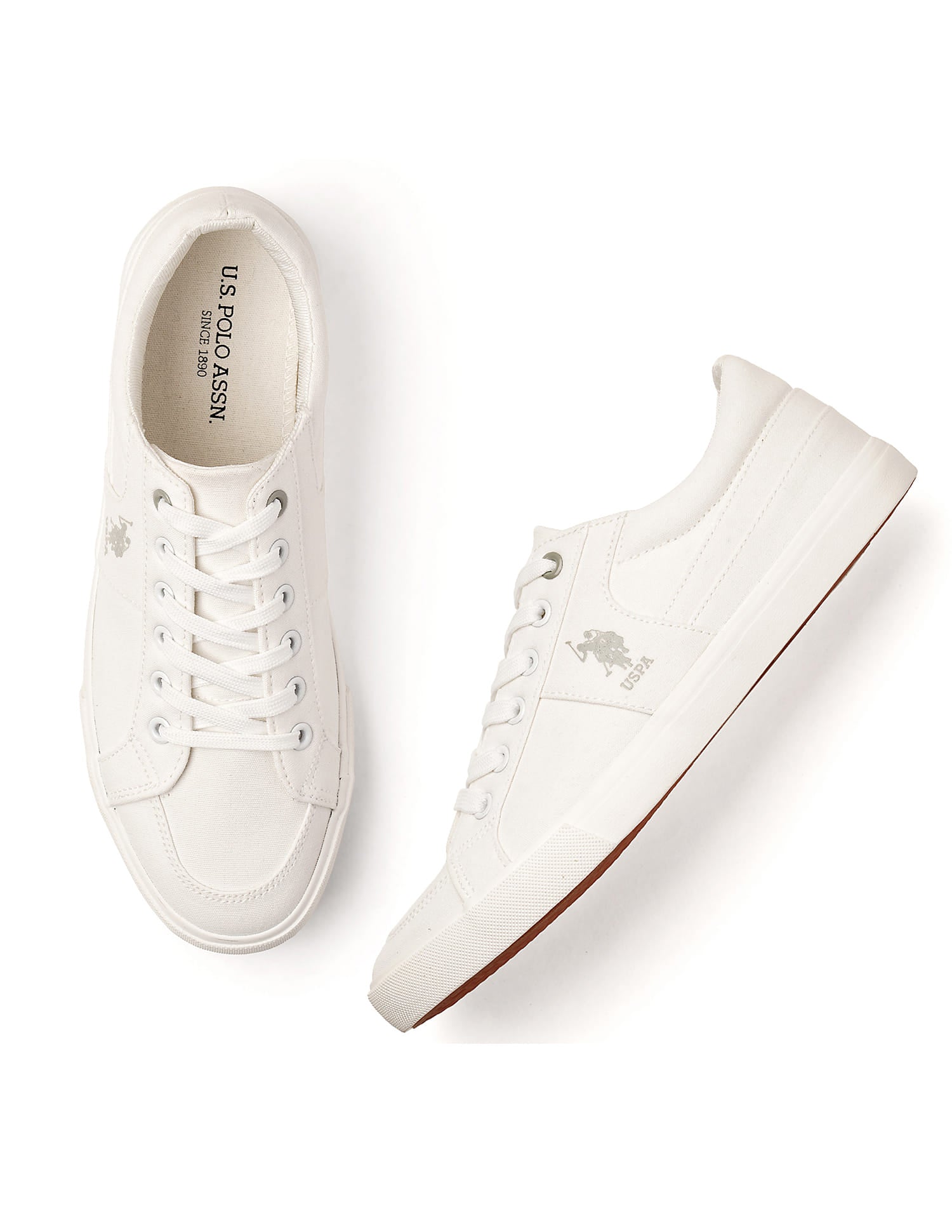 Men Clarkin 10.0 Colourblocked Sneakers White - U.S. Polo Assn. India | Large