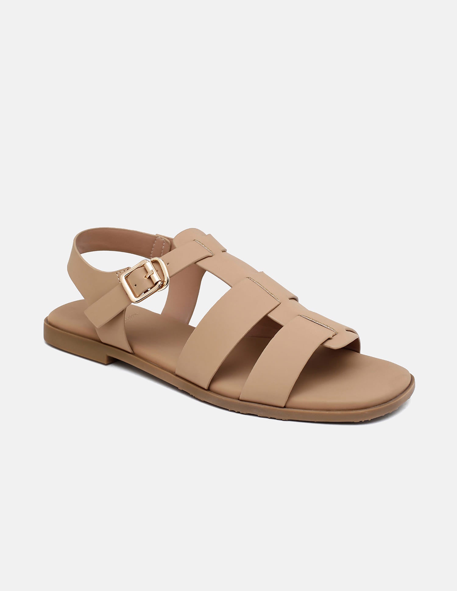 Edrien Buckle Sandals Tan - U.S. Polo Assn. India | Large